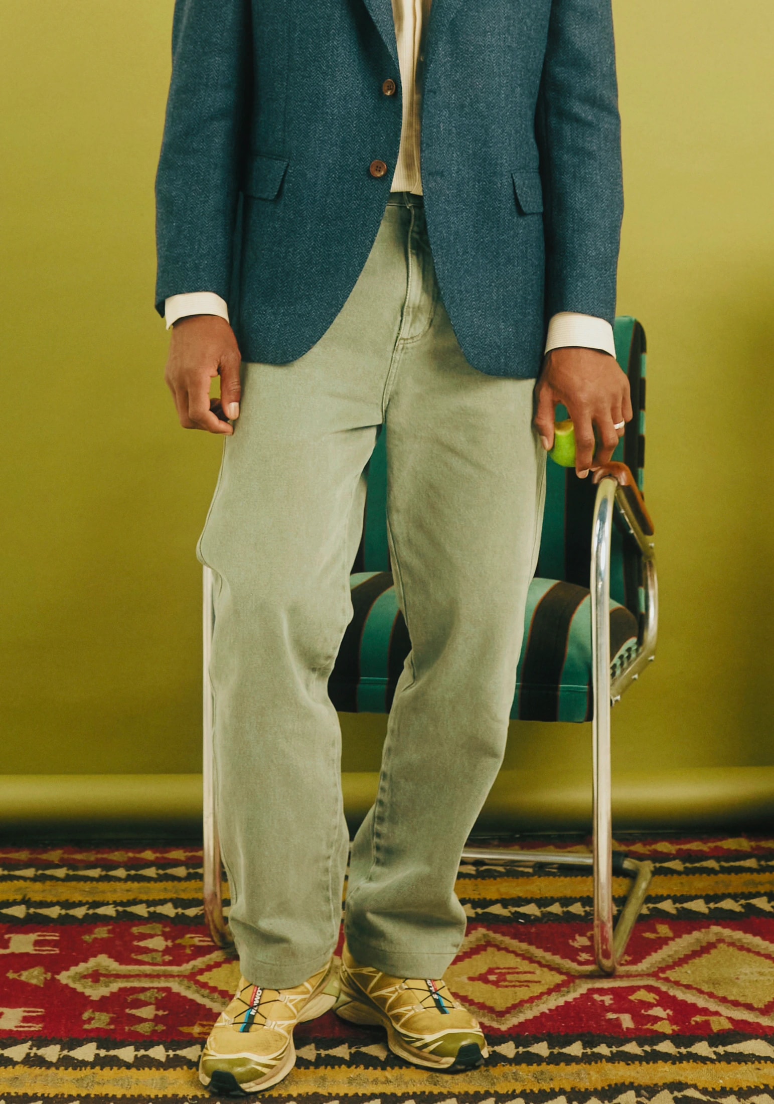Pantalon H Dylan 5 Bols Verde - imagen 1