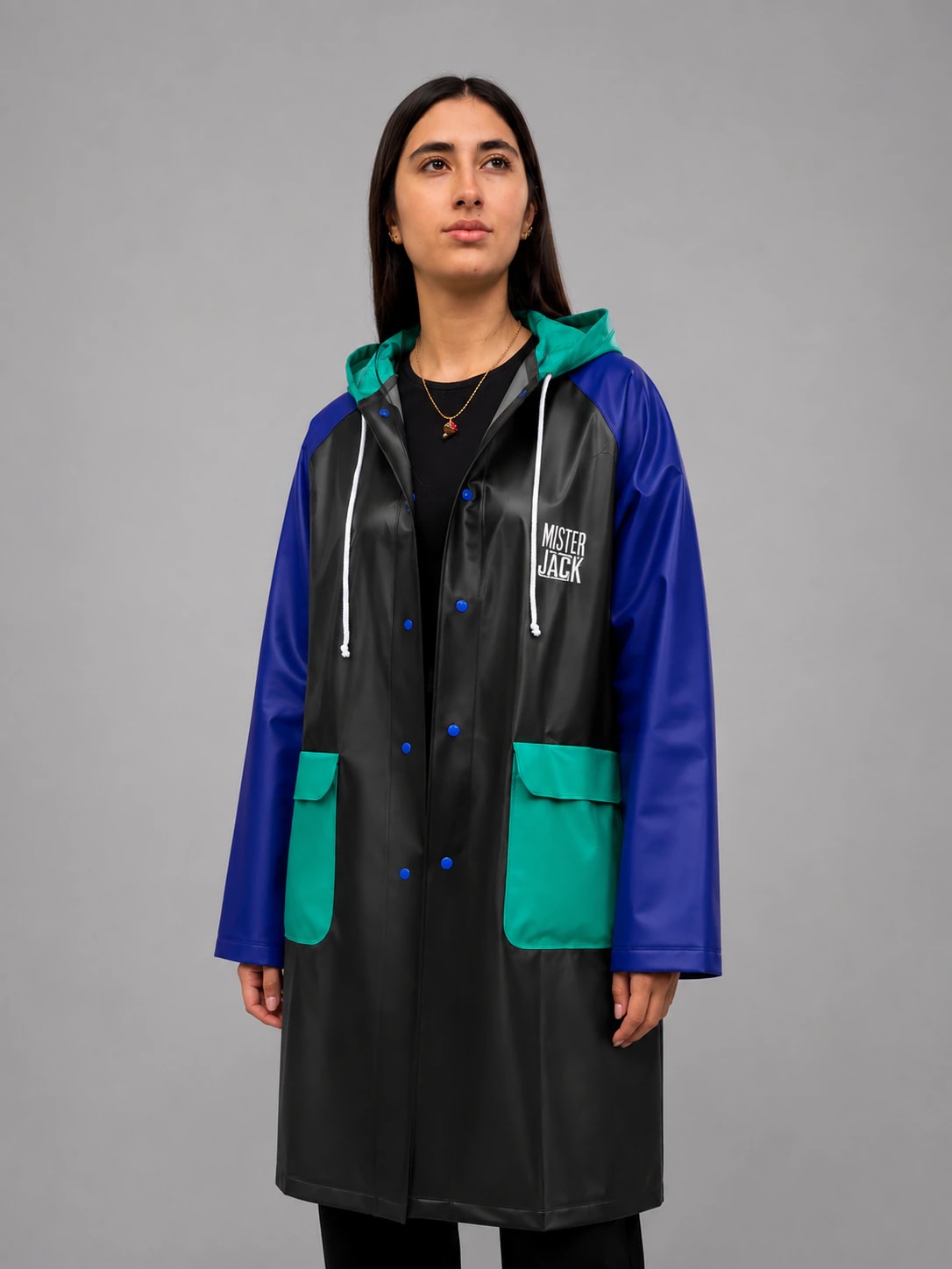 Raincoat Armor Negro Fest - imagen 1