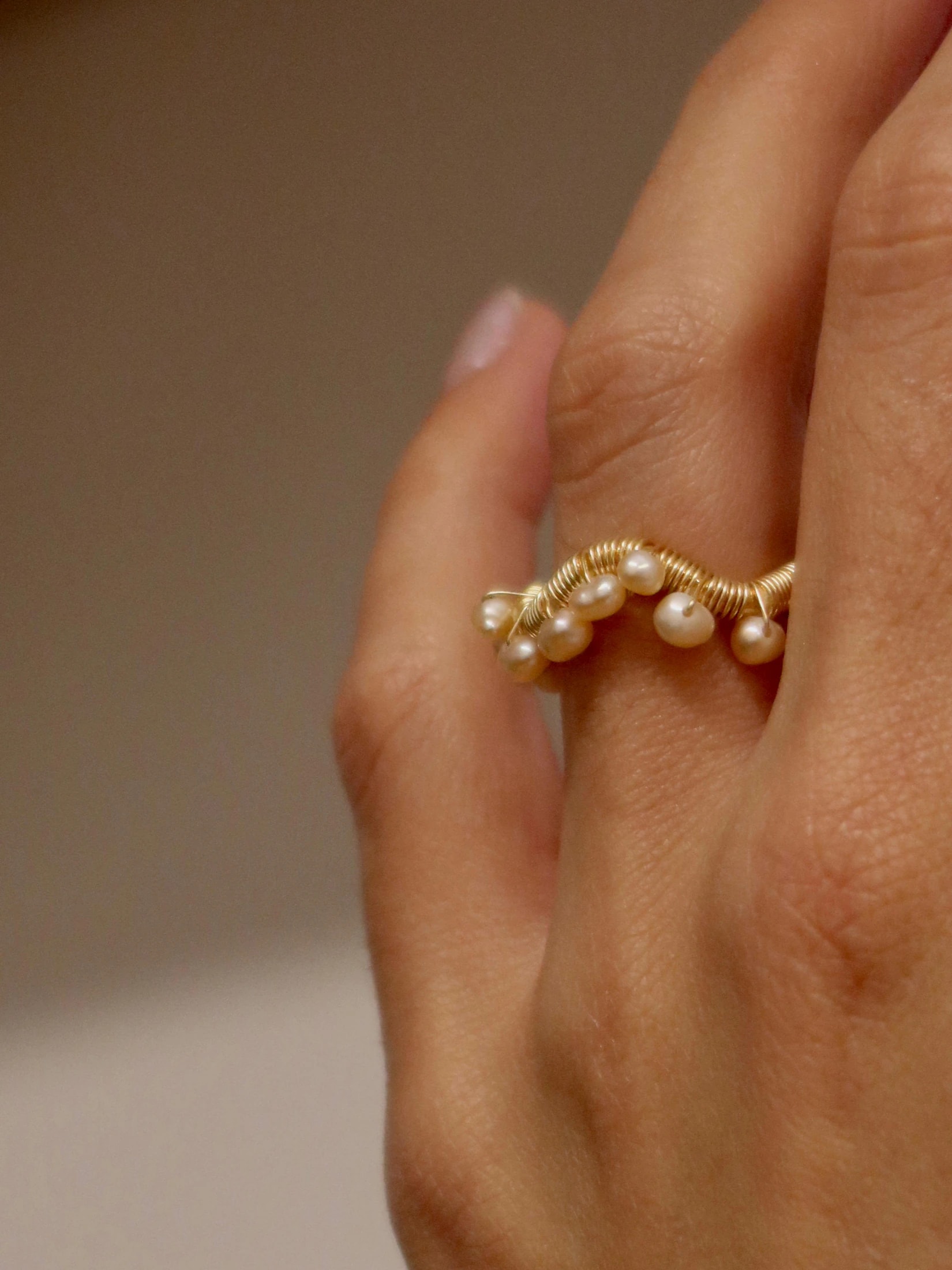 Alba Pearl Ring - imagen 1
