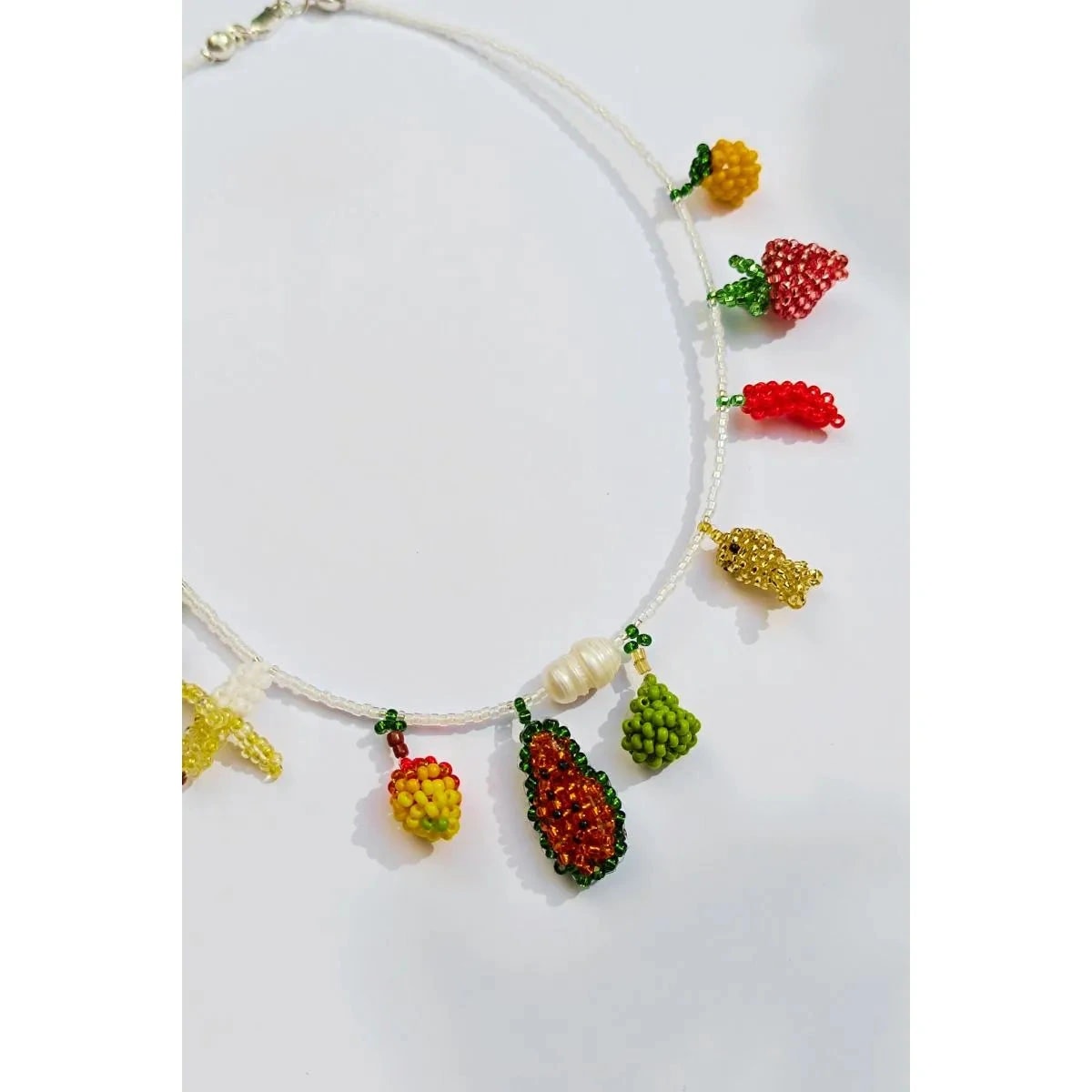 11 FRUIT SPECIAL PAPAYA NECKLACE - imagen 1