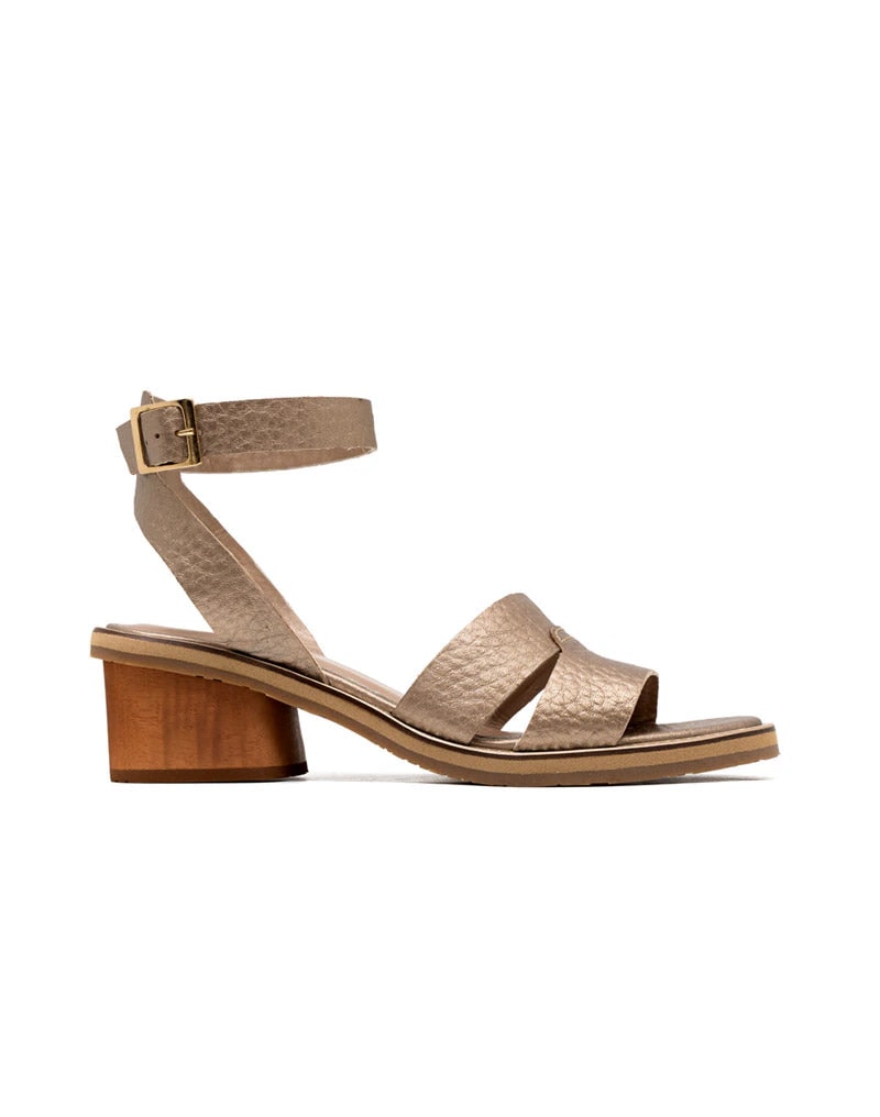 Sandalia tacon de cuero  REF NRU1309 - imagen 1