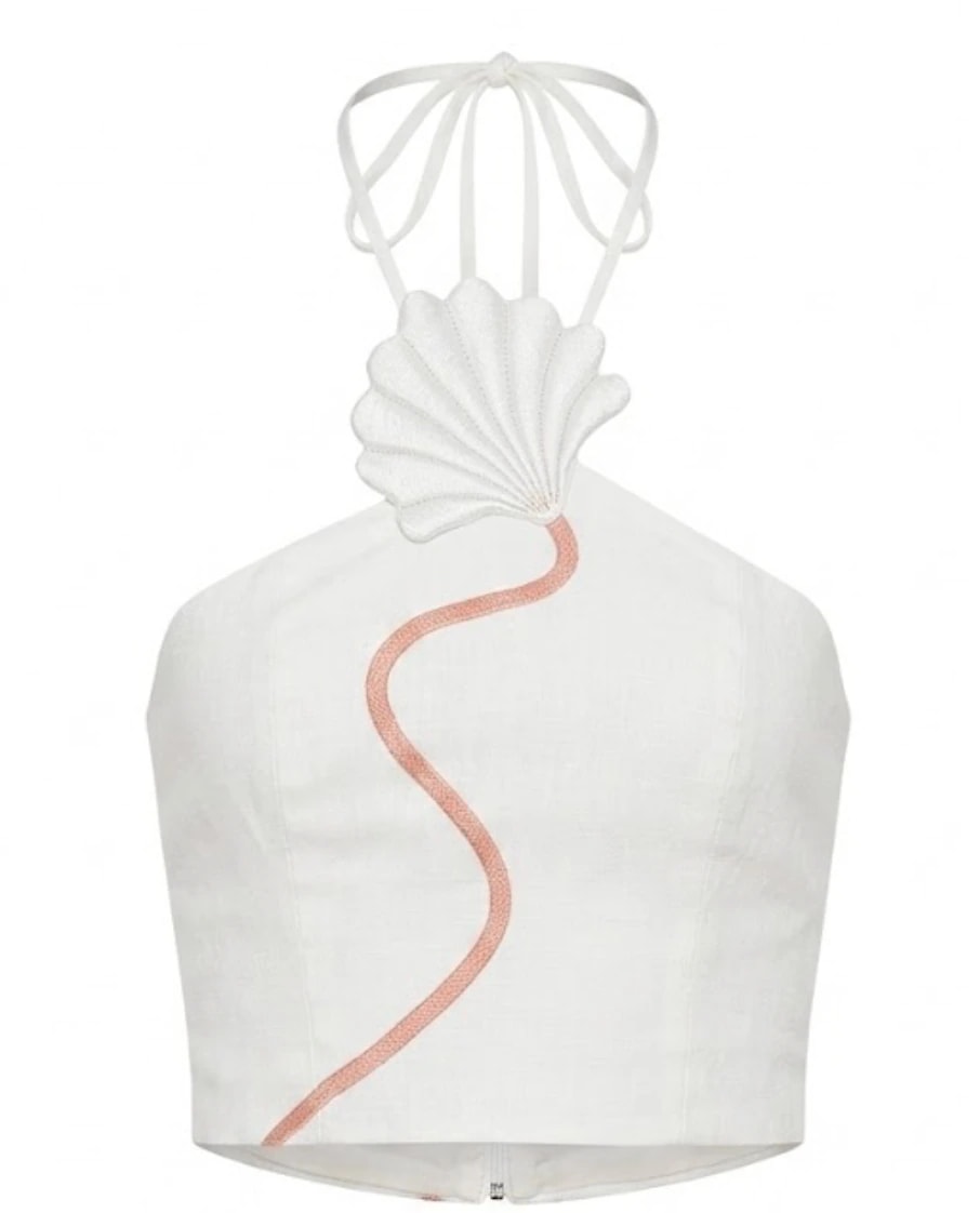 LEIA TOP IVORY - imagen 1