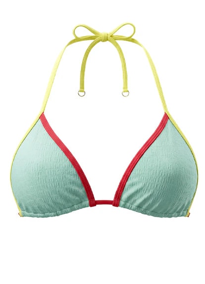 Maaji Tricolor Heat Katie Sliding Triangle Bikini Top - imagen 1