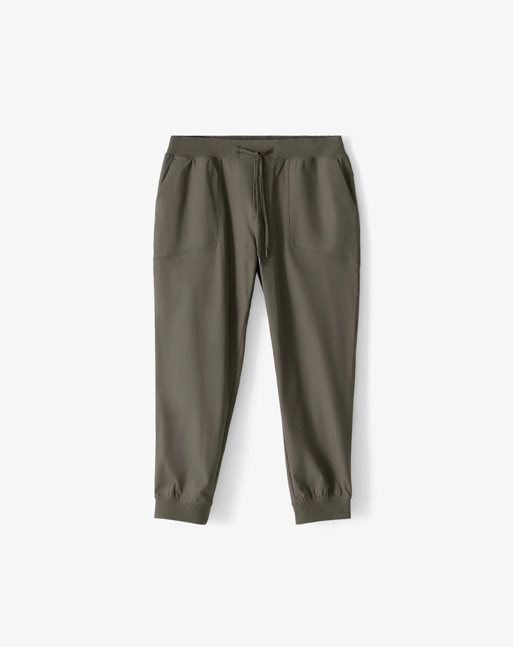 Jogger relaxed tiro medio café hombre - imagen 1