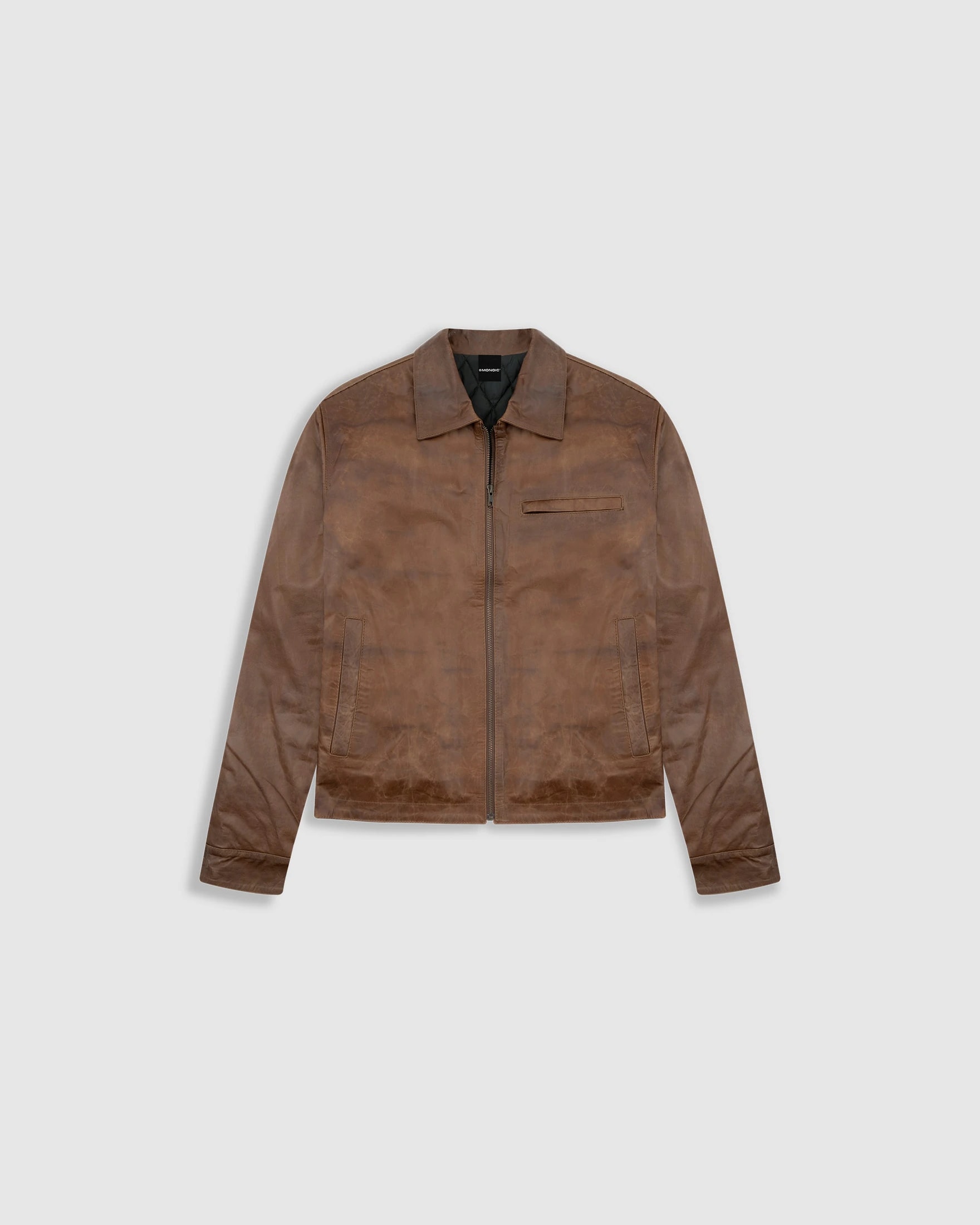 Chaqueta Monogram Leather - Miel - imagen 1