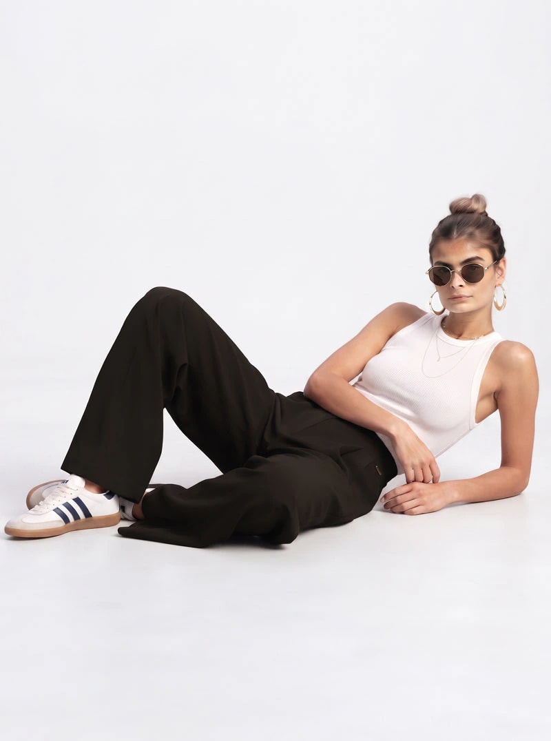 PANTALÓN COMÒDO NEGRO - imagen 1