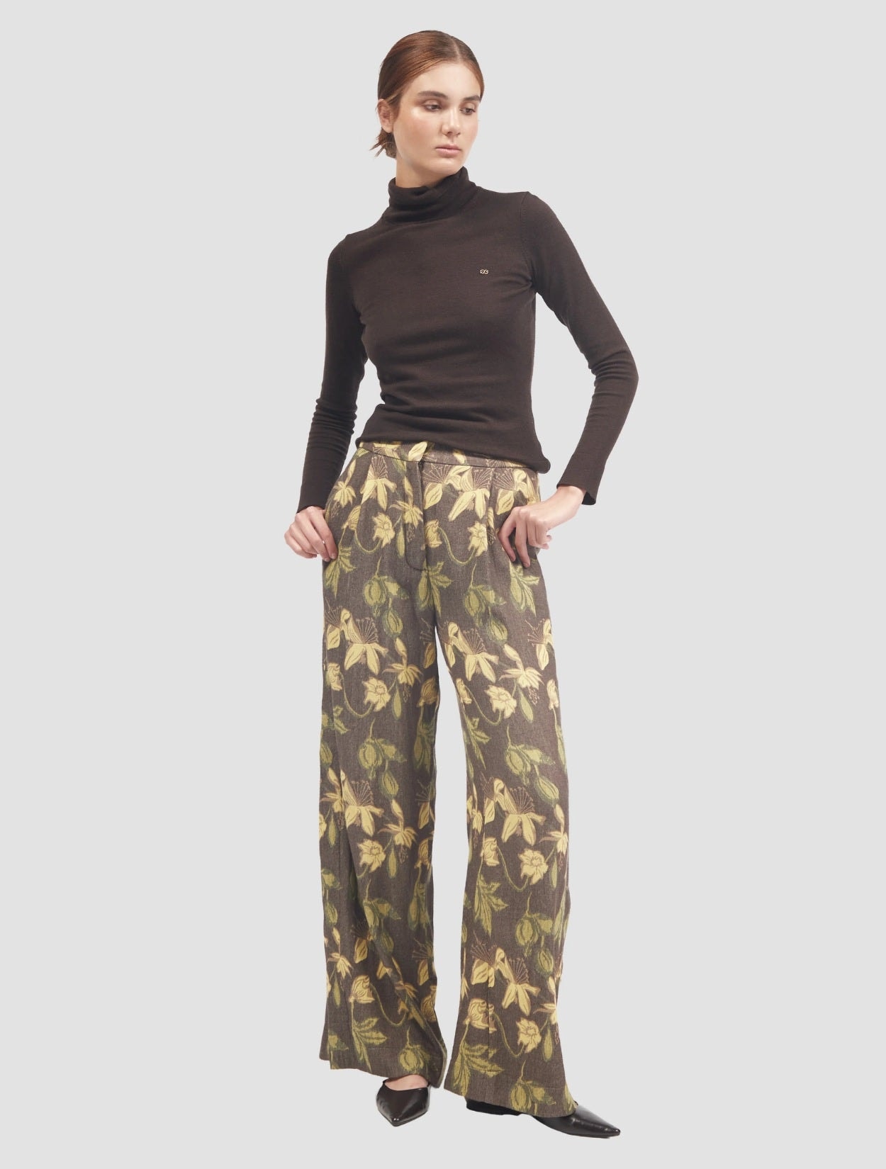 PANTALÓN DE LANA Y CASHMERE CURUBA - imagen 1