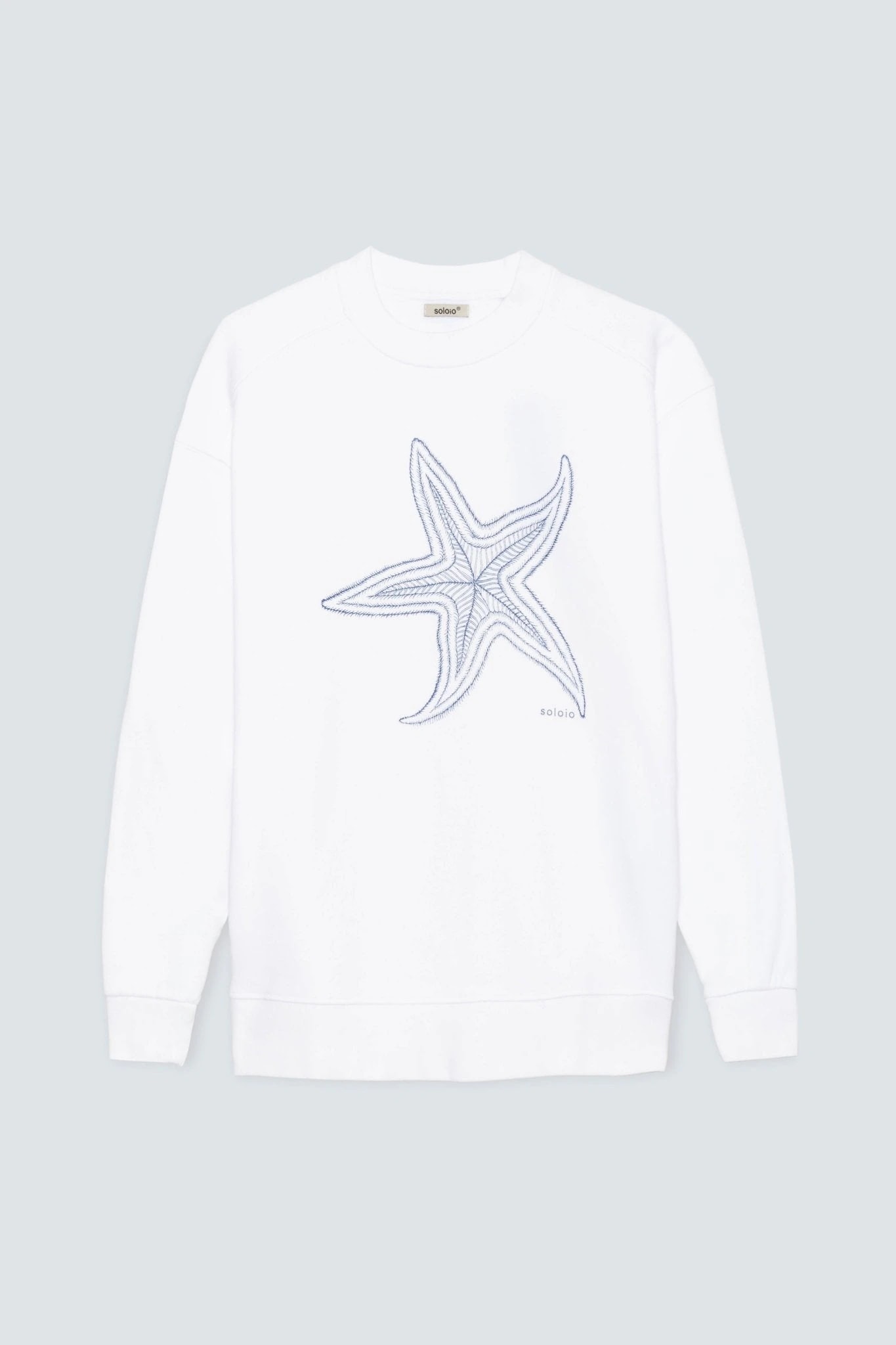 men's star white sweartshirt - imagen 1