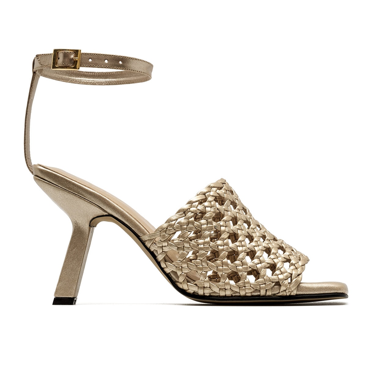 FRANCCA GOLD SANDALS - imagen 1