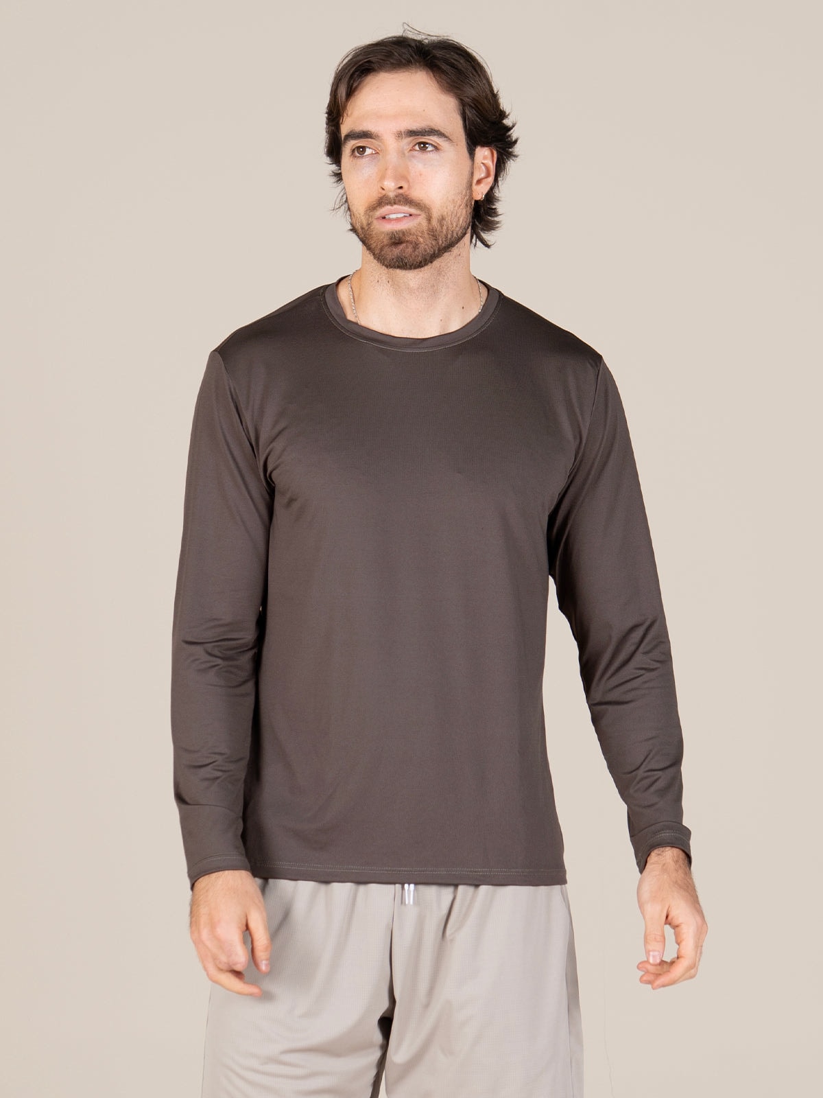 Buzo Basico Hombre Gray - imagen 1
