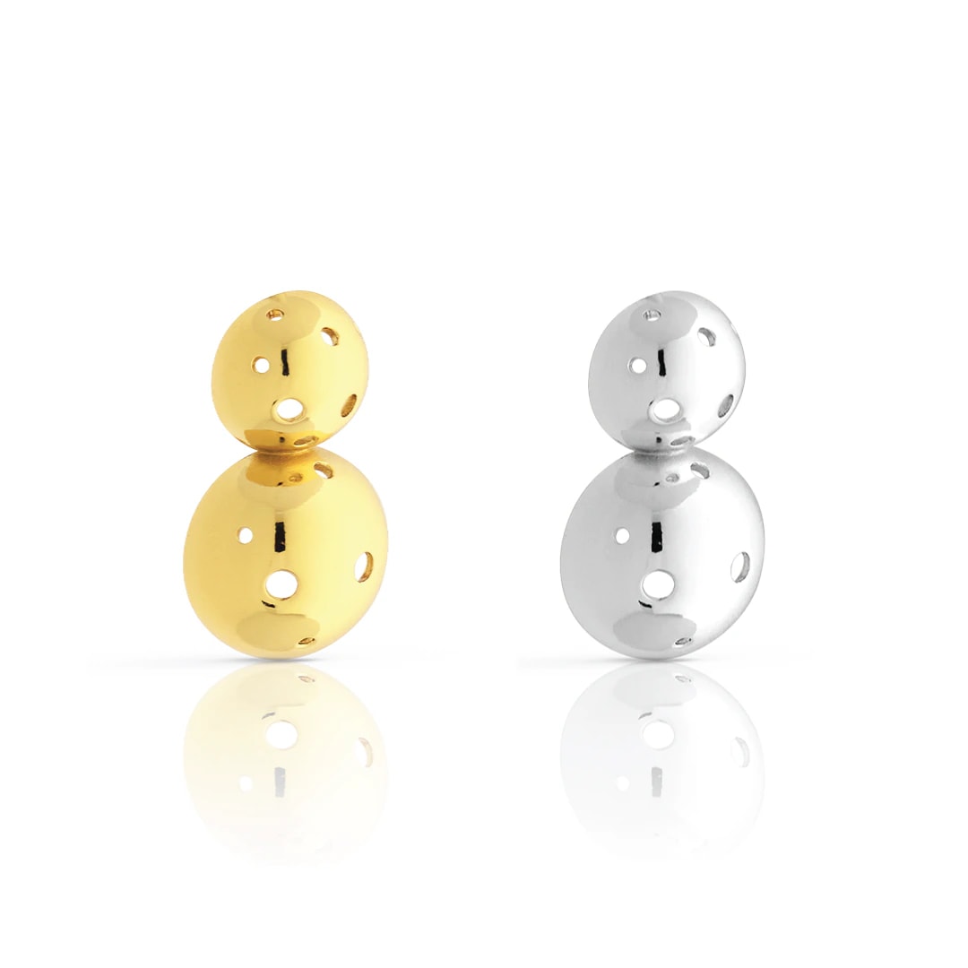SET BROCHE NABU SILVER + GOLD - imagen 1
