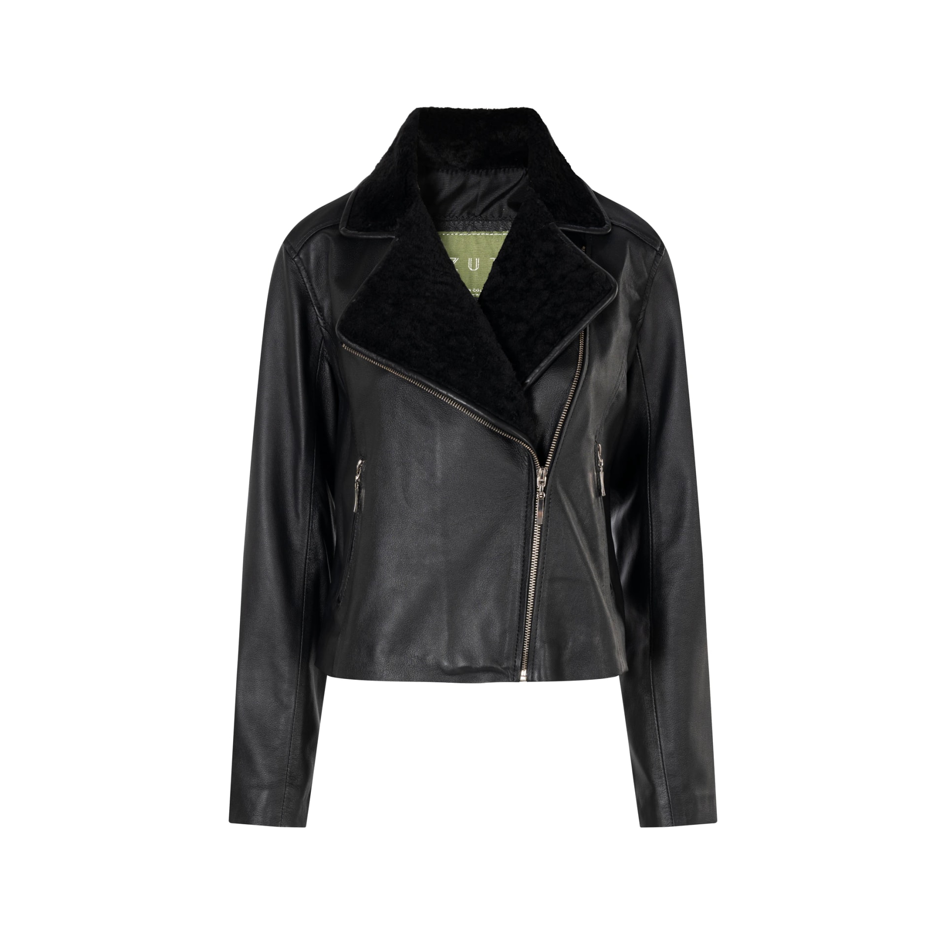 PATRISHA SHEEPSKIN BIKER JACKET - imagen 1
