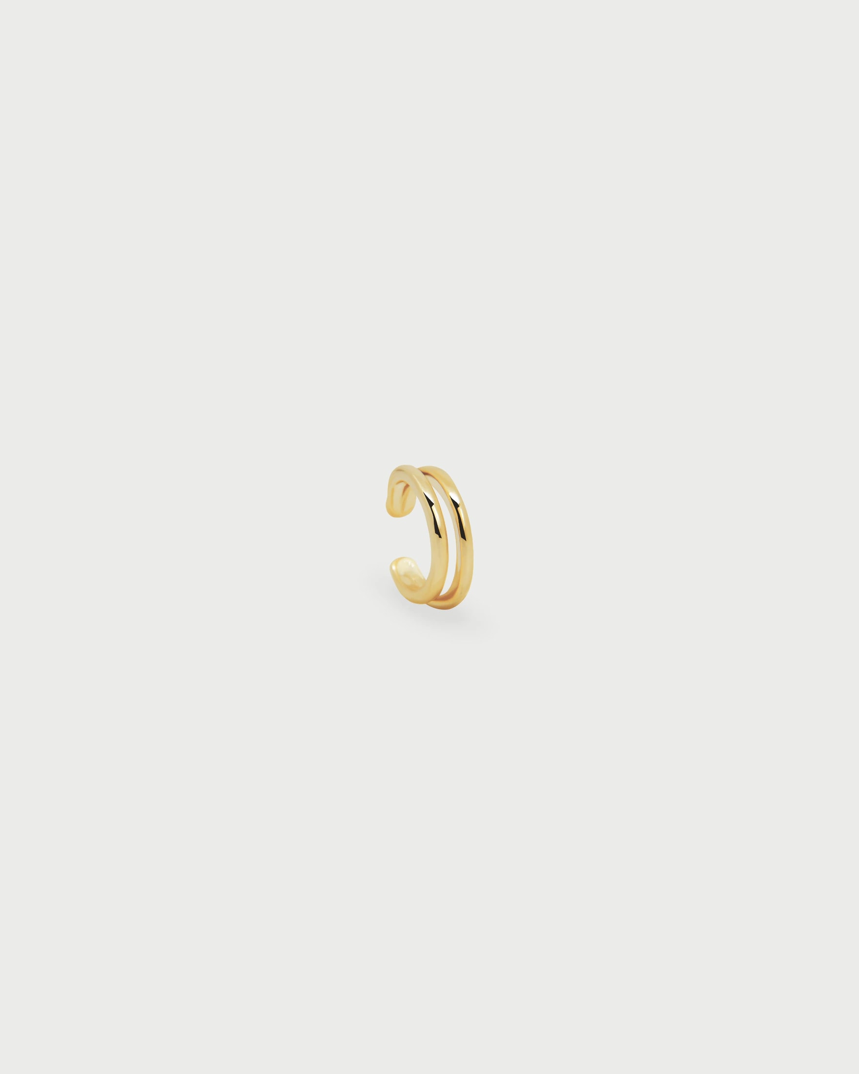 Earcuff Doble Efecto Liso - imagen 1