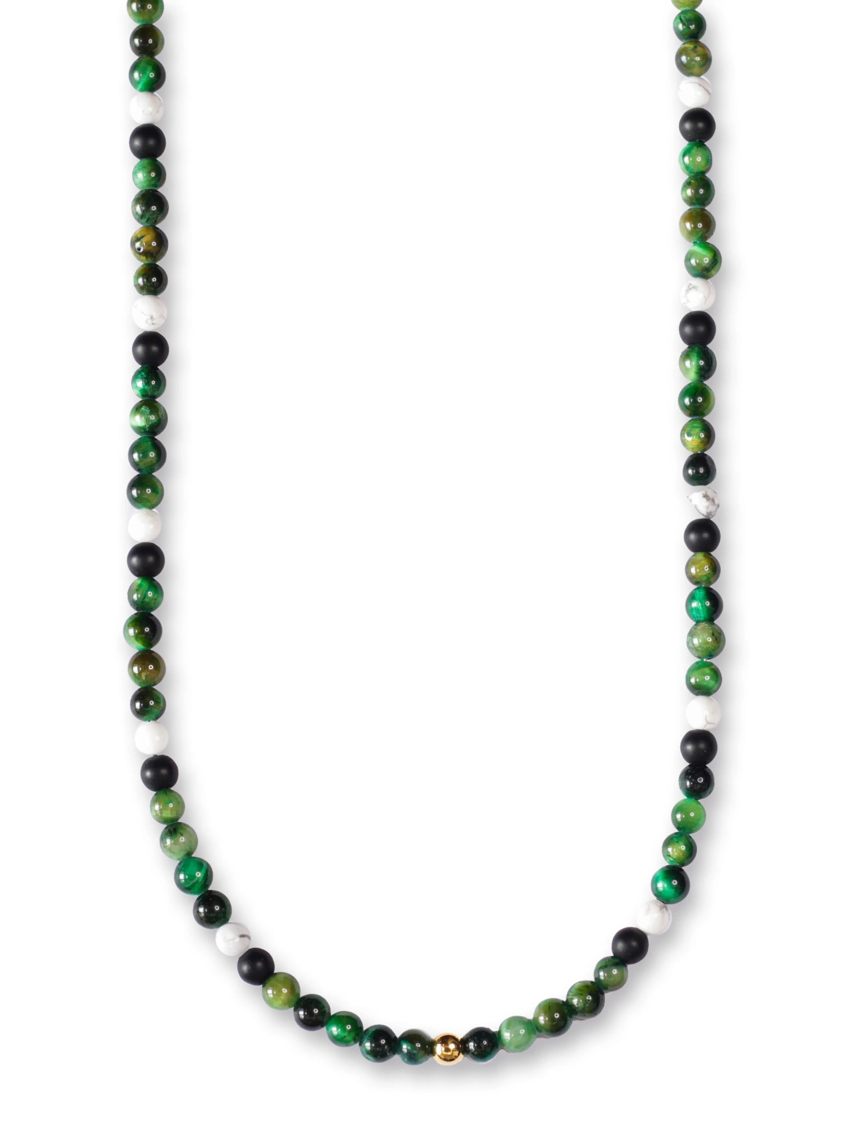 Collar Ojo de Tigre Verde Nevado - imagen 1