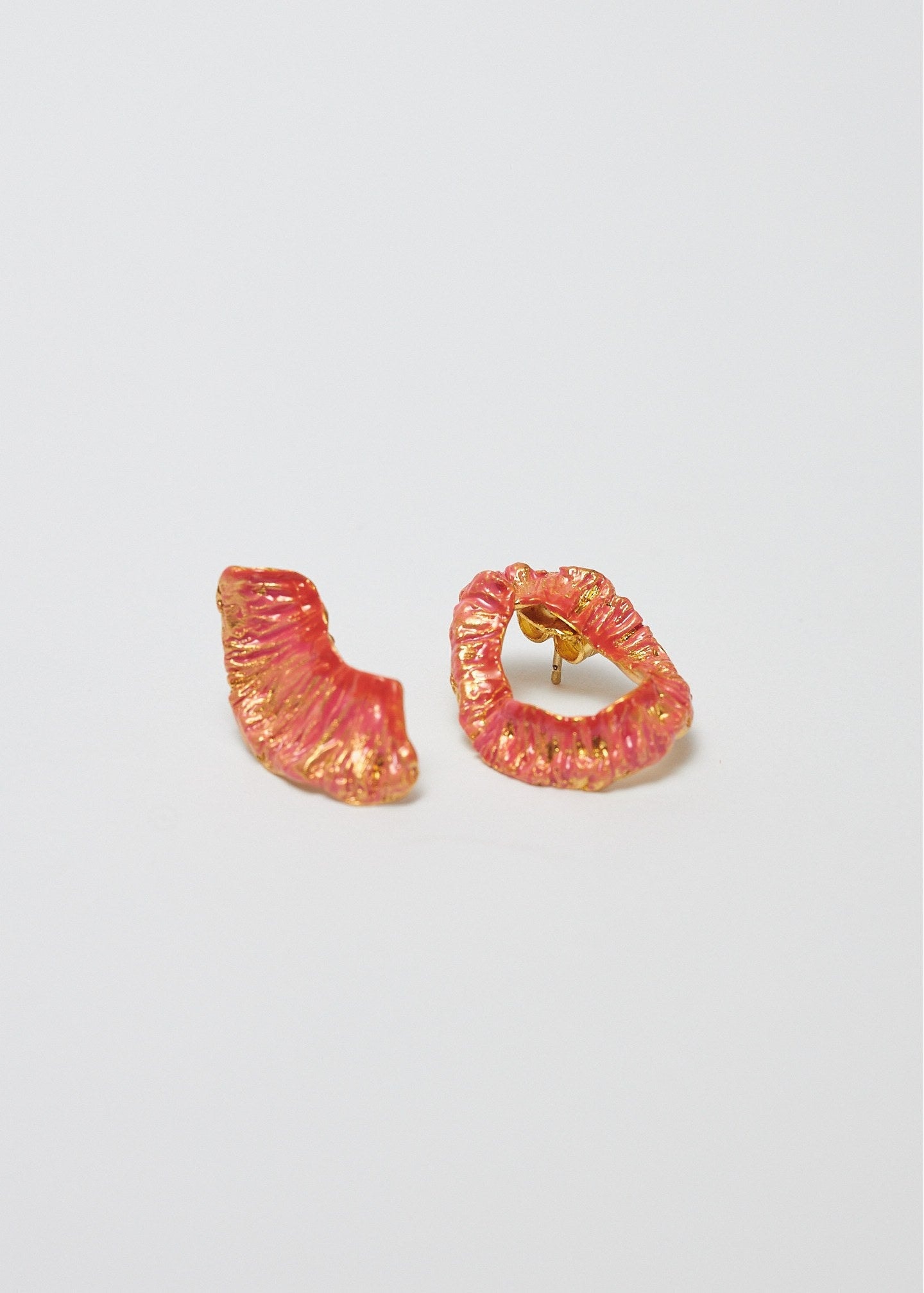 ASYMMETRICAL SUNSET EARRINGS - imagen 1