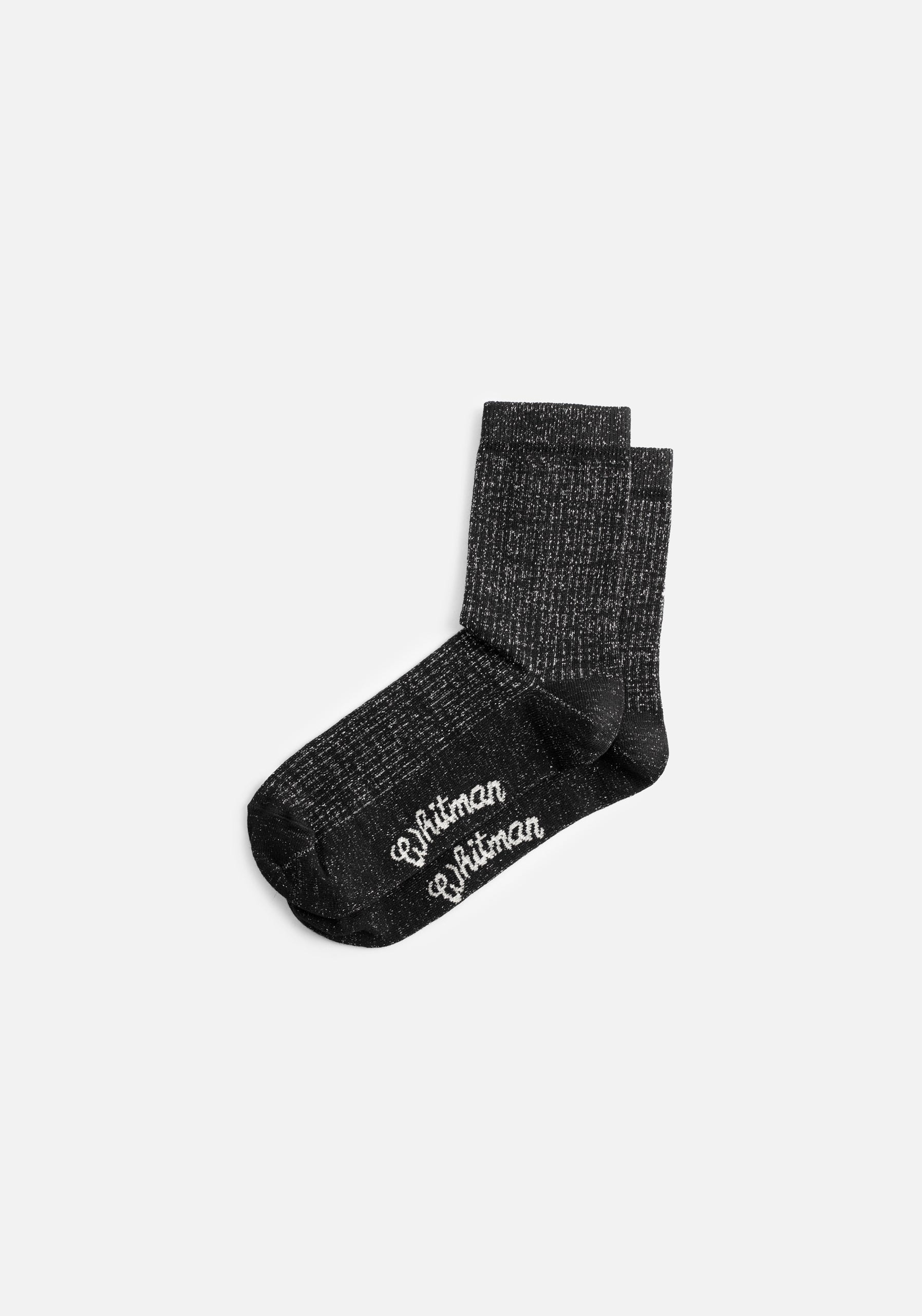 Medias M Formal Unicolor Lurex Negro - imagen 1