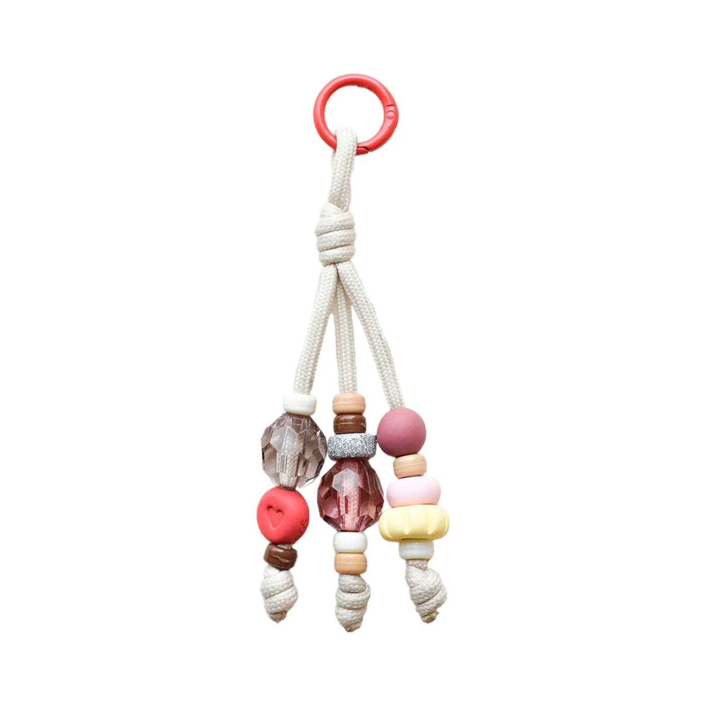 Llavero triple Beige - imagen 1