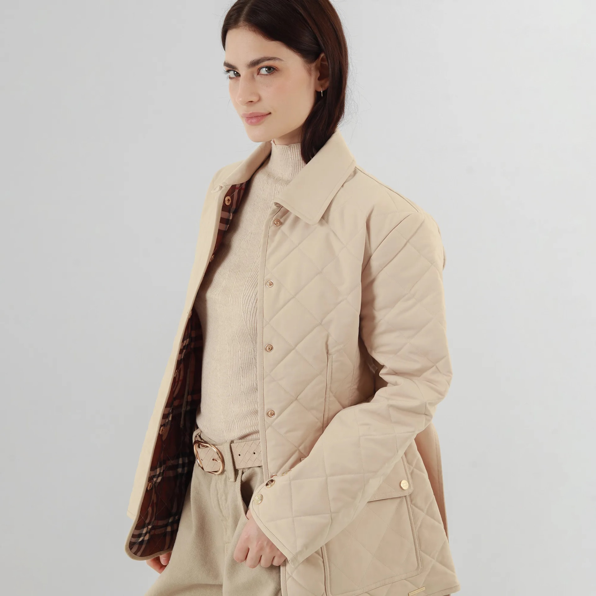 Chaqueta Cuello Solapa Manga Larga - imagen 1