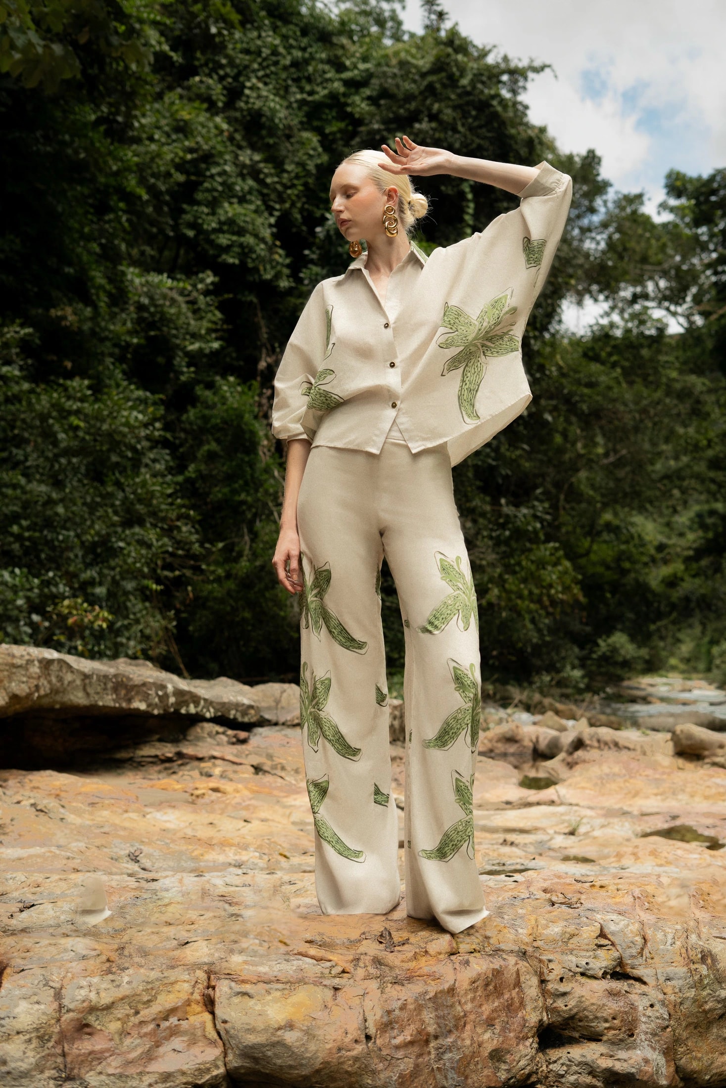 Ivory blouse - imagen 1