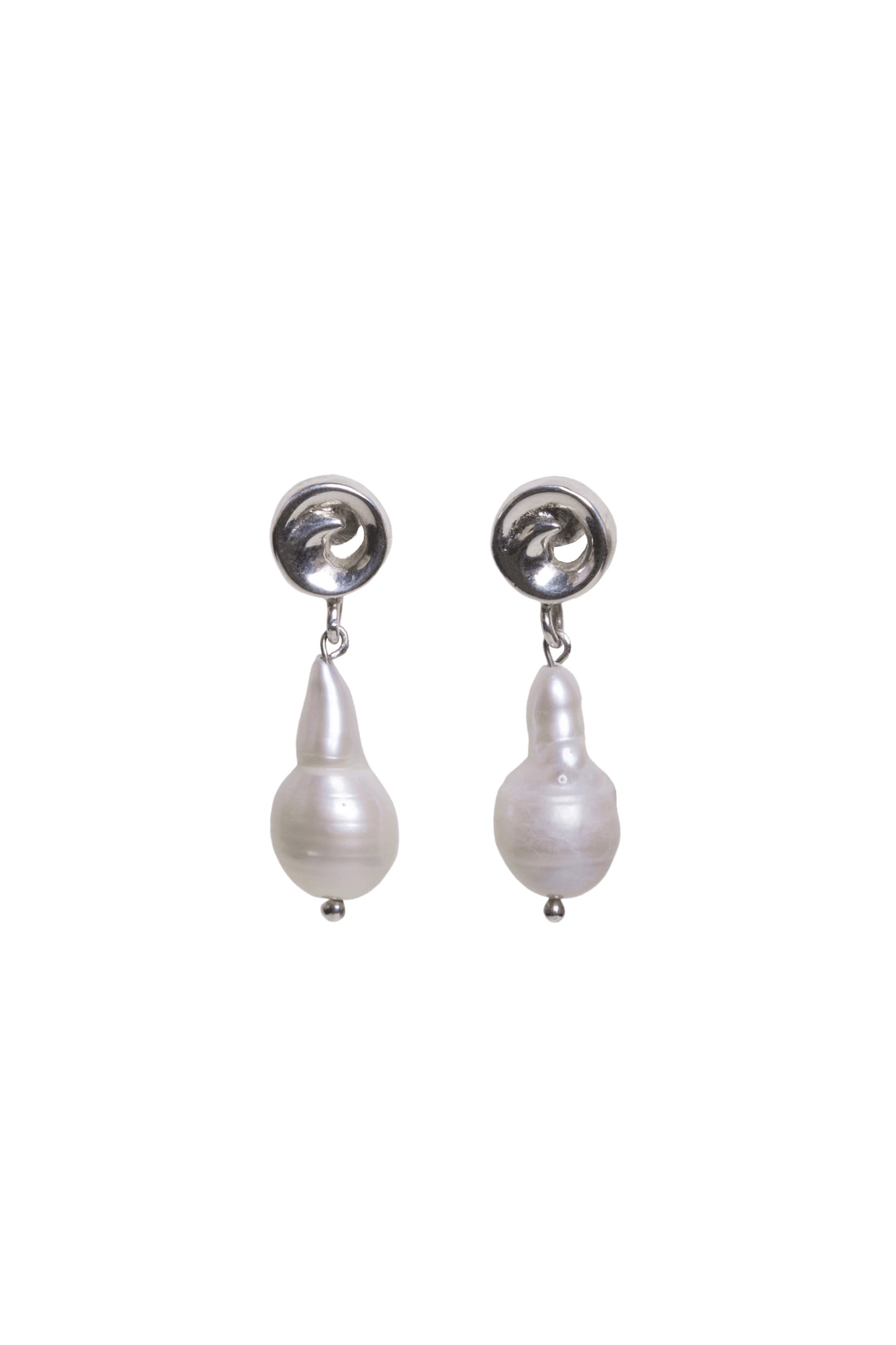 Aretes Rollitos Midi Perla - imagen 1