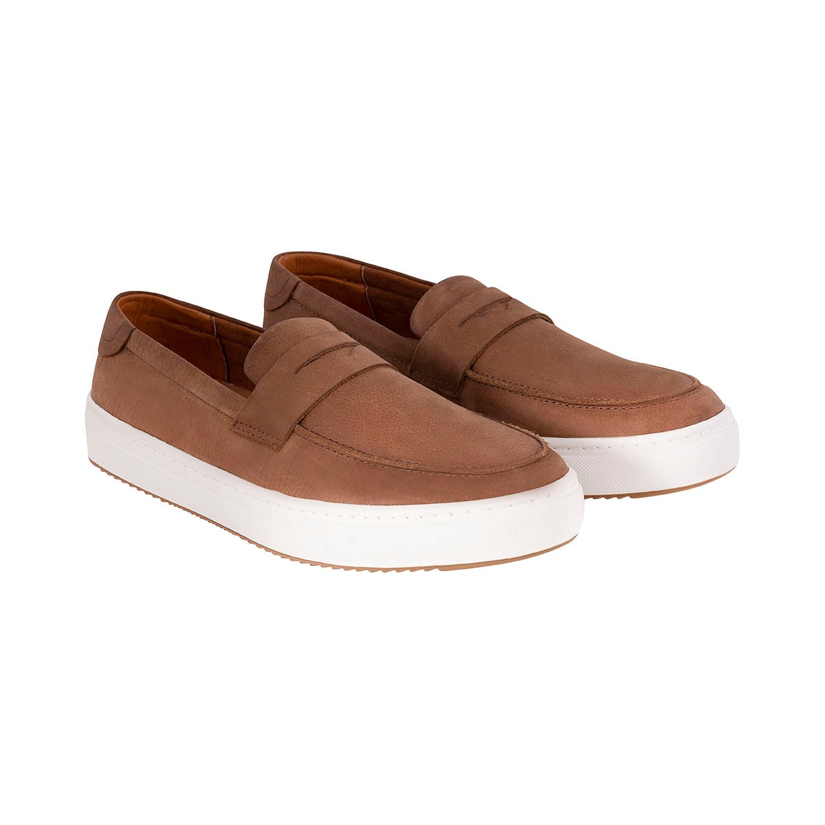 Loafer Penny Nobuck Cigarro - imagen 1