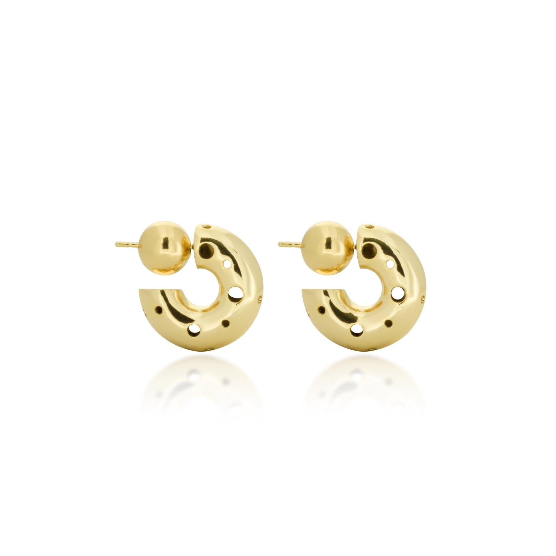 MINI HOOPS EARRINGS - imagen 1