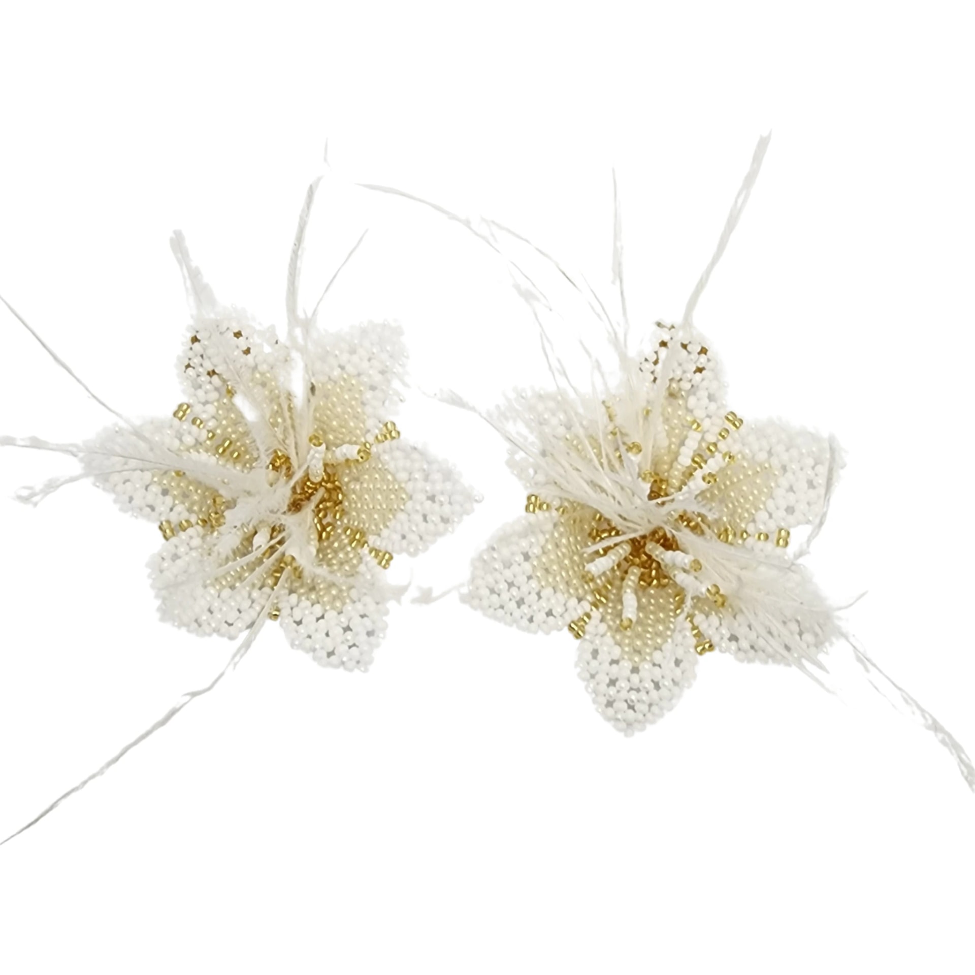 Winged Lilies Earrings - imagen 1