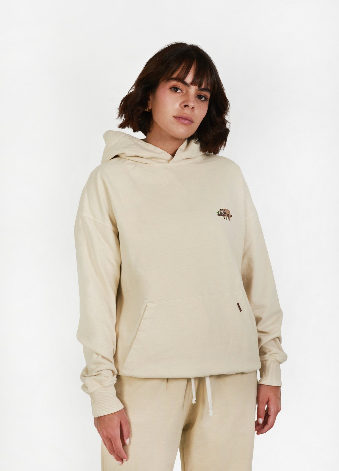Basic Ciampino Hoodie – Crema - imagen 1