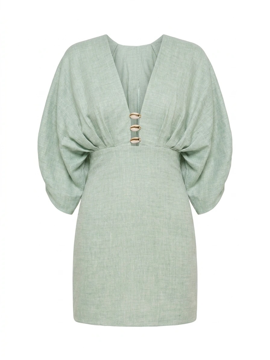 ABELLA DRESS SEAFOAM GREEN - imagen 1