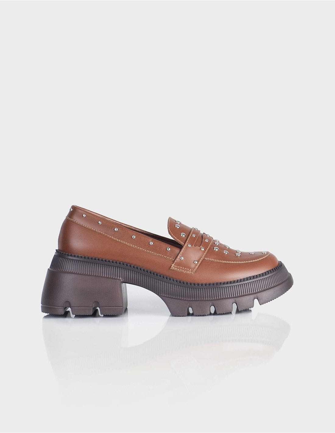 Mocasin Zarek Cuero Miel - imagen 1
