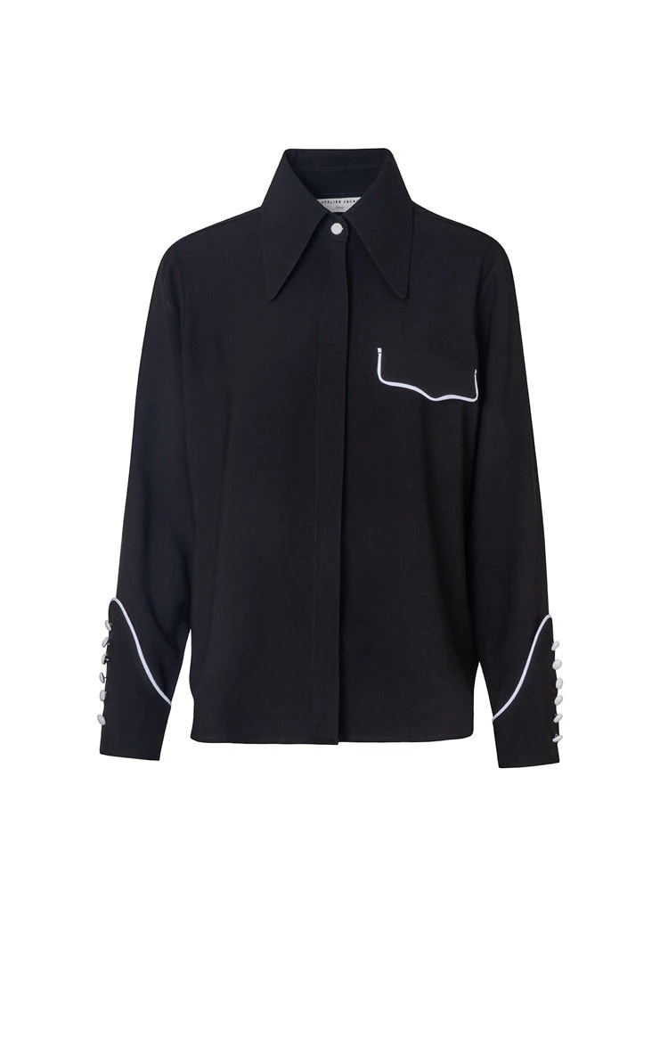 Black Bruna Shirt - imagen 1