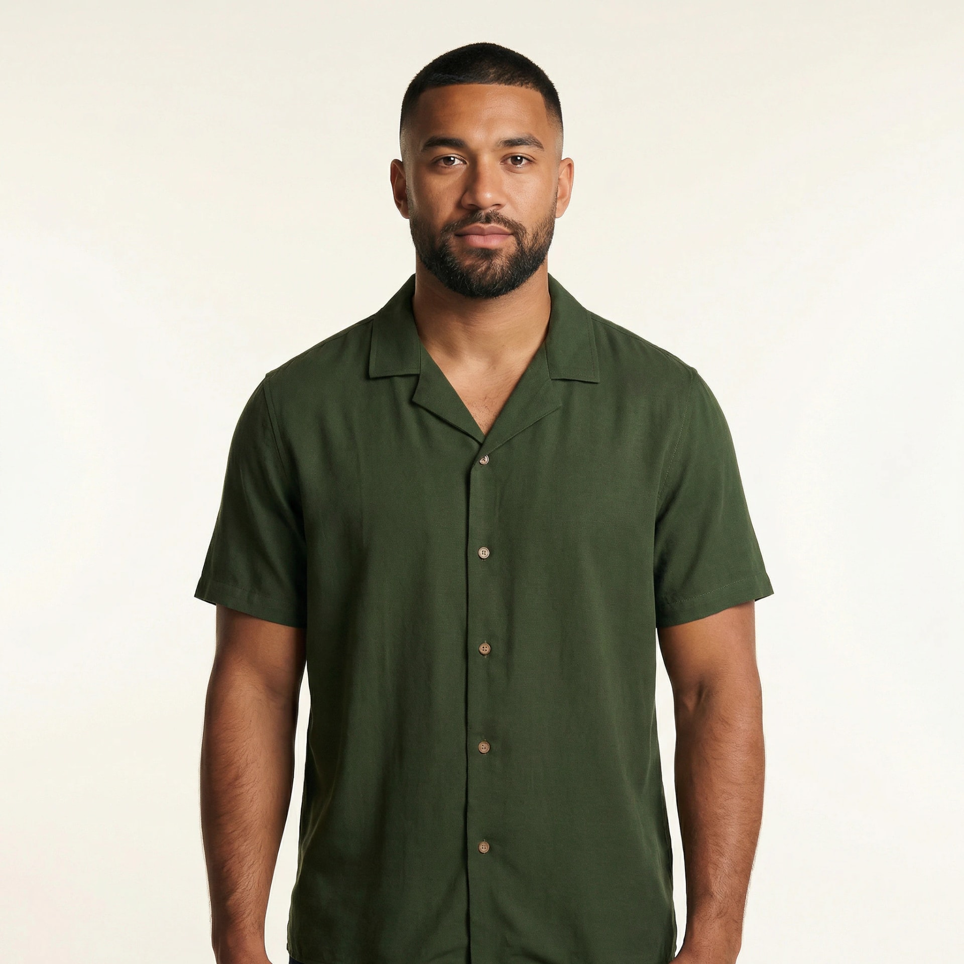 Camisa Bowling Verde G03 - imagen 1