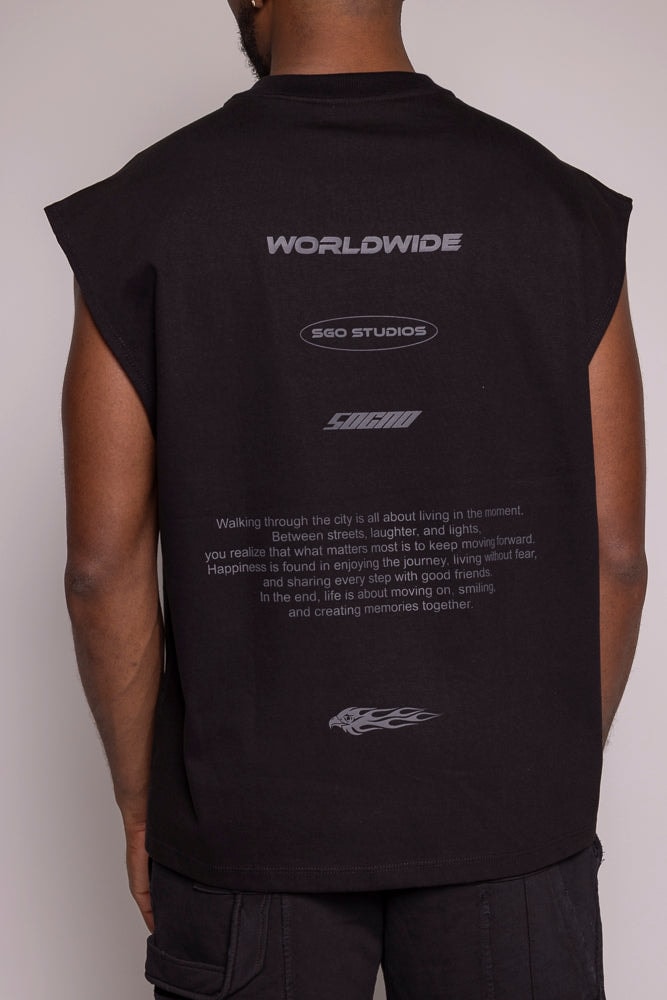 Camisilla Motion-Black - imagen 1