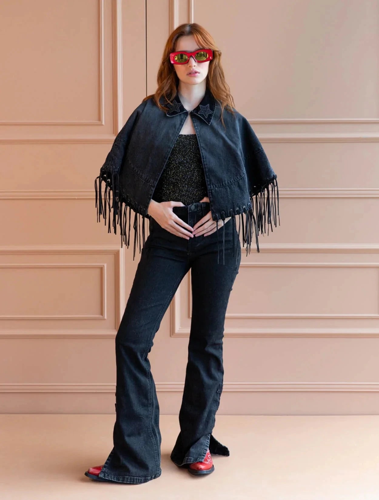 JEAN DENIM VELVET LEIA - imagen 1