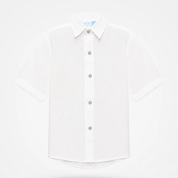 CAMISA MC LINO LISA NINO - imagen 1