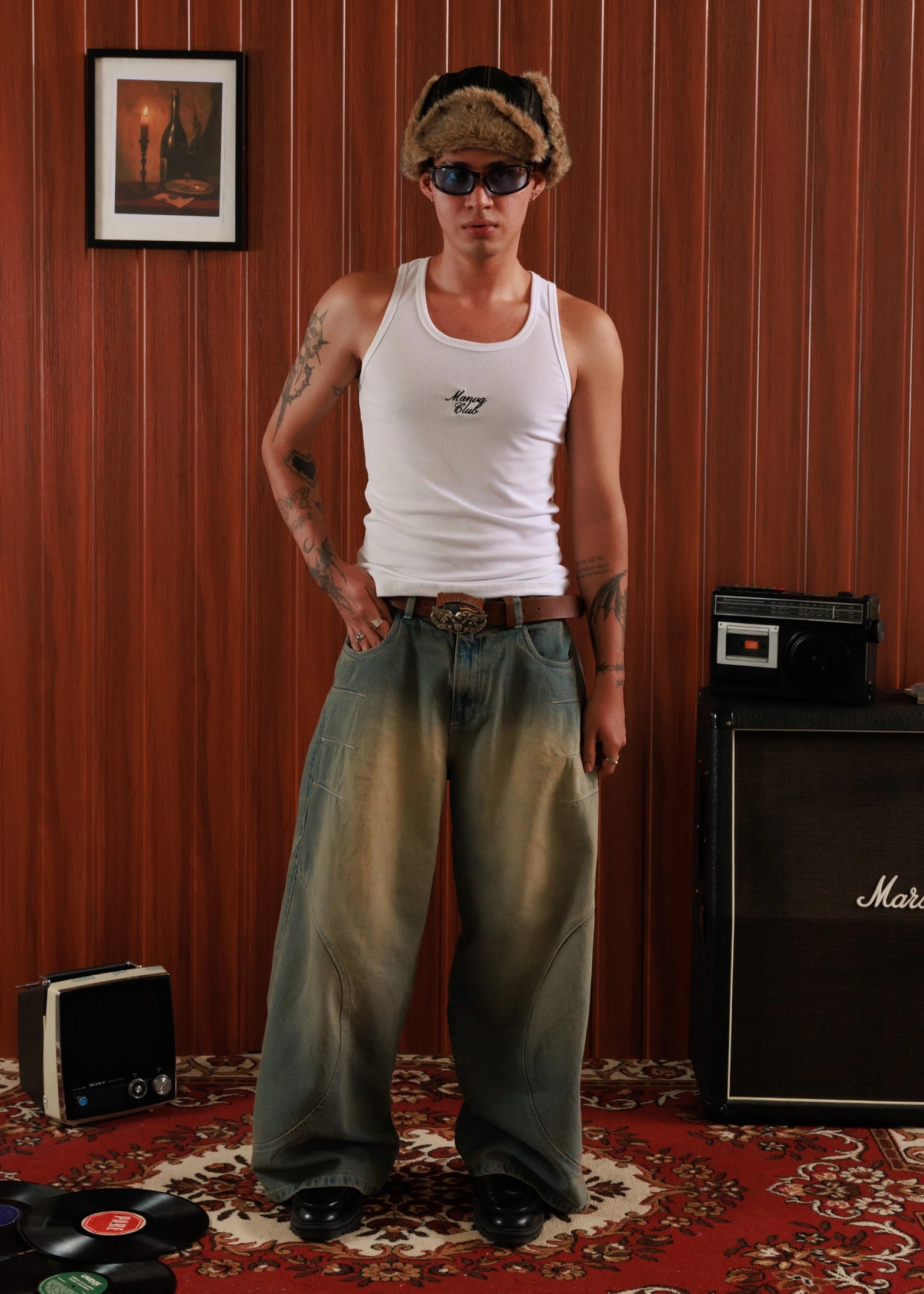 KORVEN BAGGY WASHED. - imagen 1