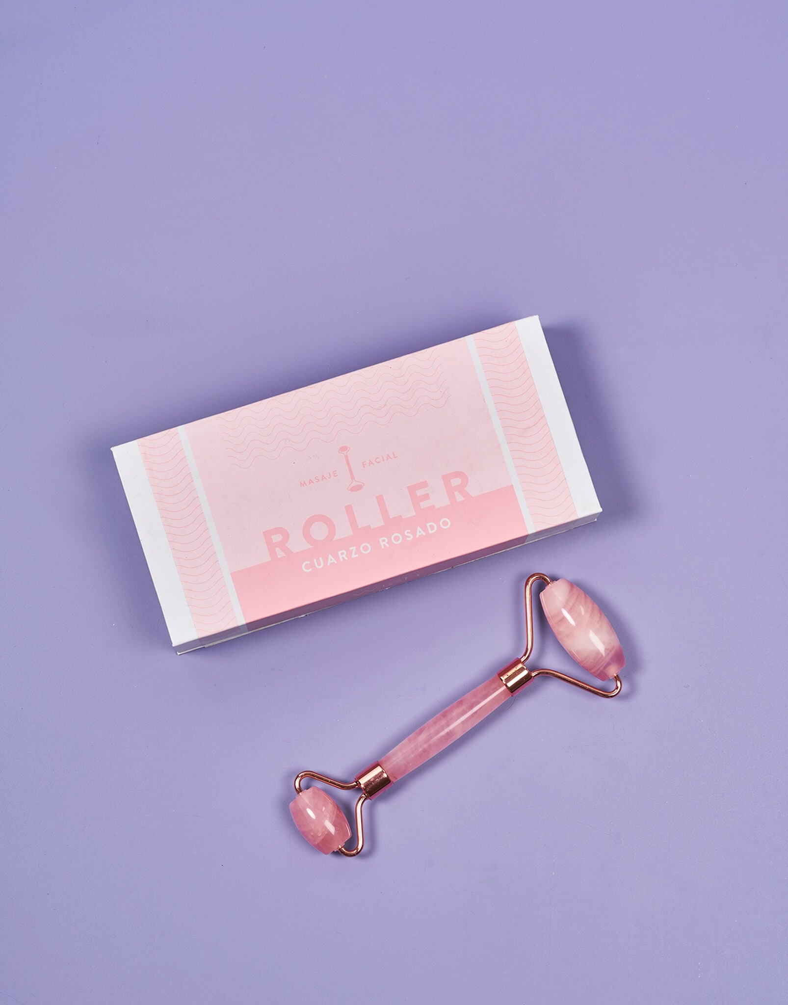 ROLLER FACIAL CUARZO ROSADO - imagen 1