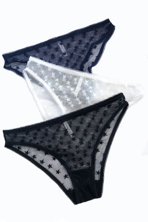 Mesh Stars Panty - imagen 1