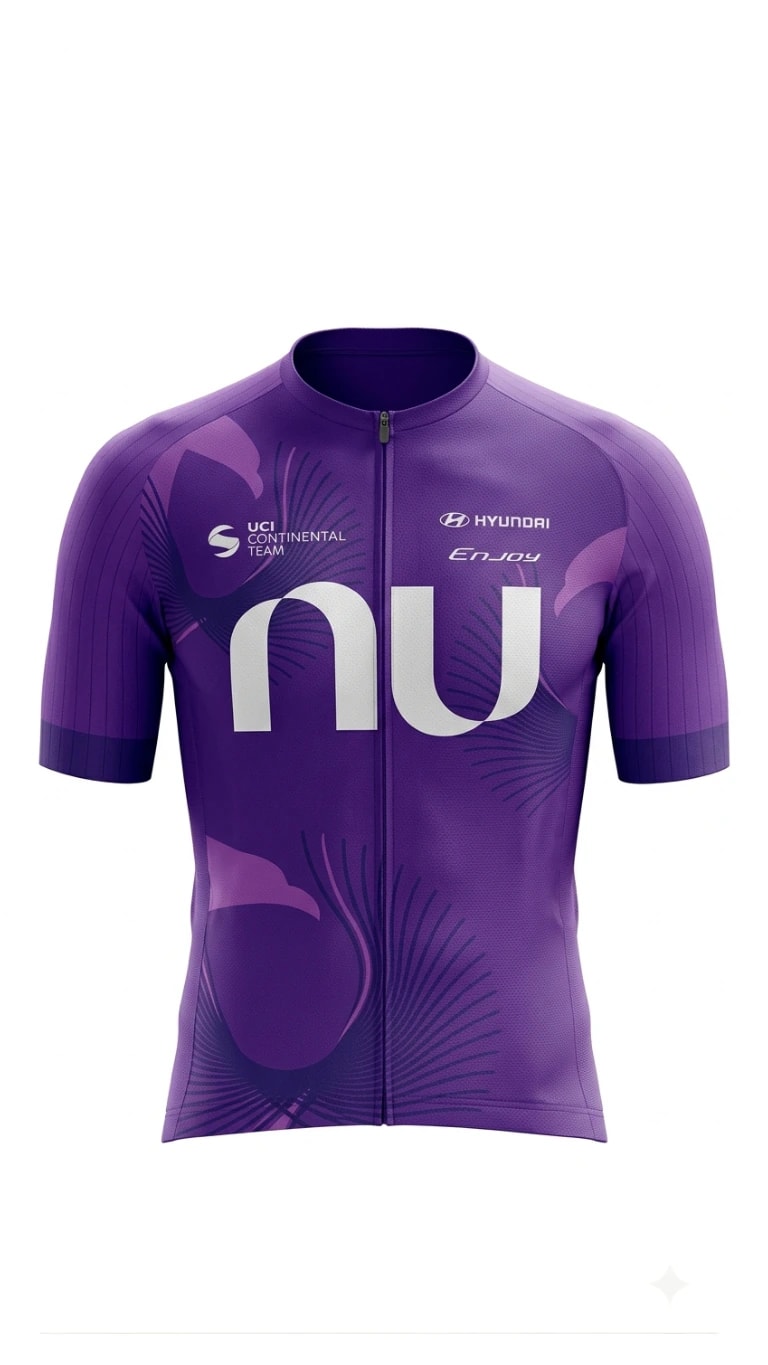 Jersey  Ciclismo MC División One - NU COLOMBIA Unisex Morado - imagen 1