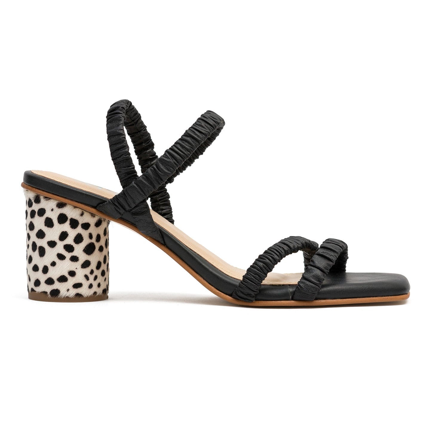 YVONNE BLACK SANDALS - imagen 1