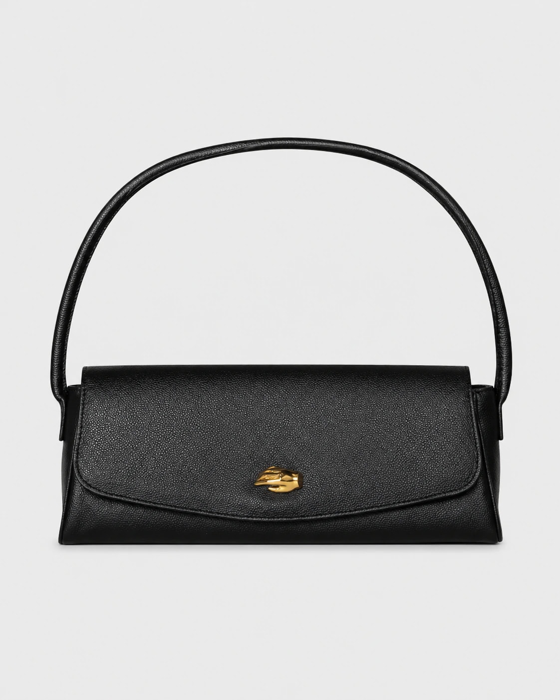 Cannoli M Black Leather Bag - imagen 1