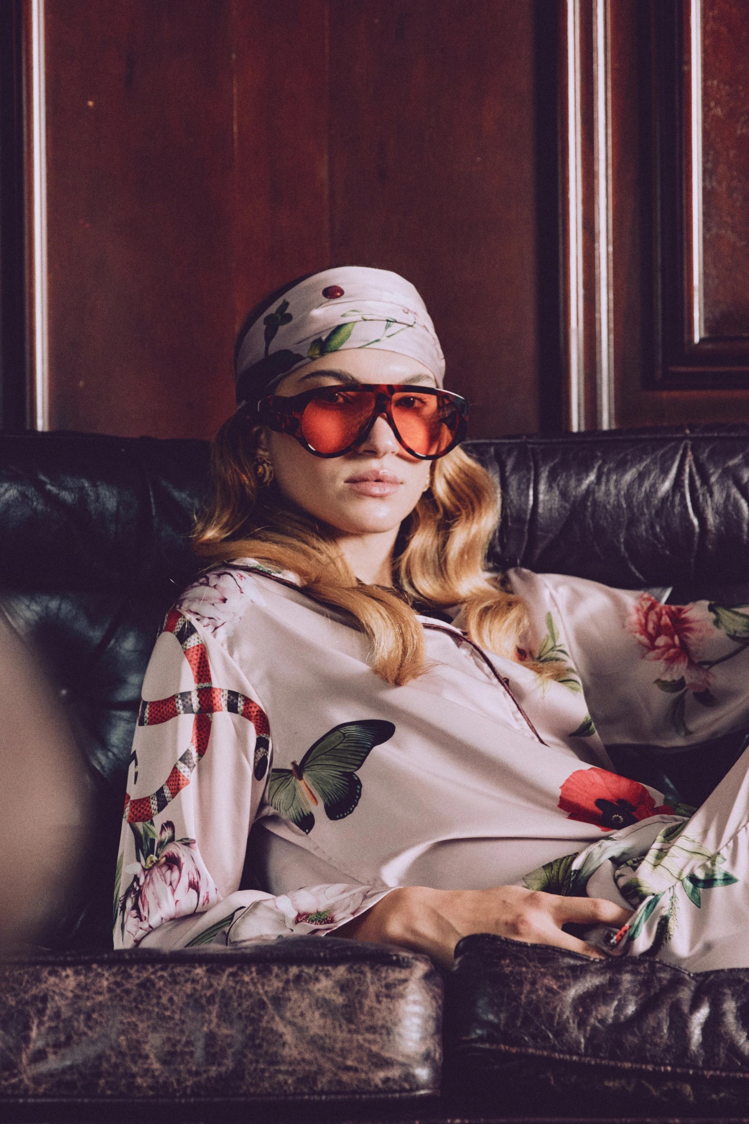 Pijama larga - Pink serpent - imagen 1