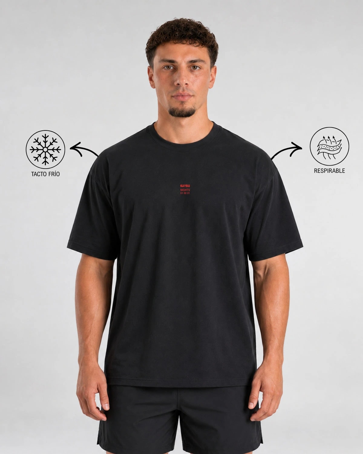 Franela Oversize Kaybu Nights I KBMEN RF. 423 - imagen 1