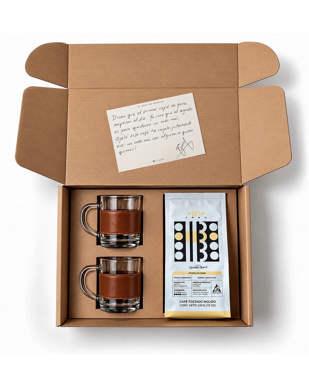 Regalo Cafe Santiago Cruz Vasos + Cafe - imagen 1