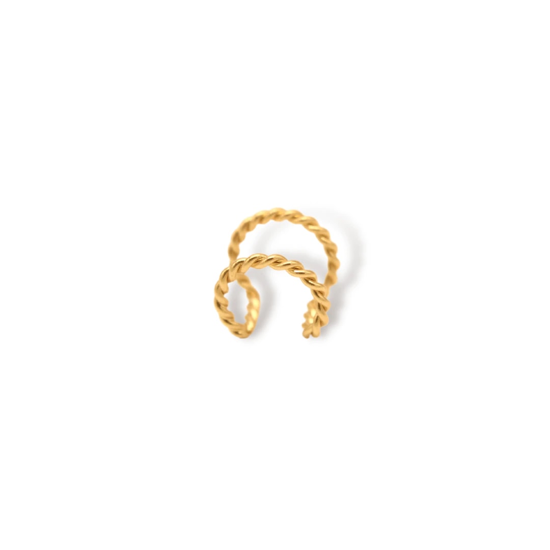 Earcuff entorchado ancho - imagen 1