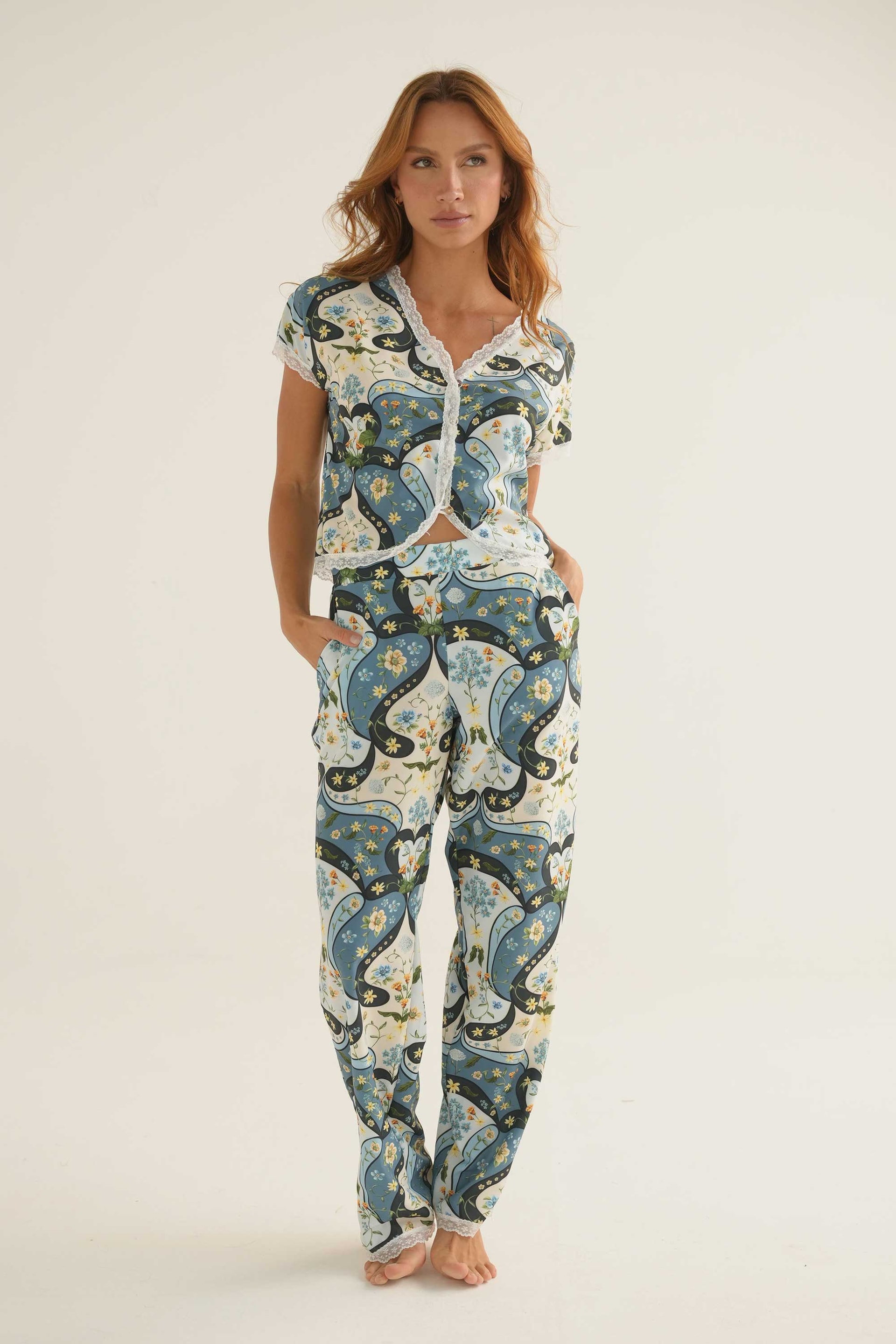 PIJAMA PANTALON ELLIPSE ESTAMPADA - imagen 1
