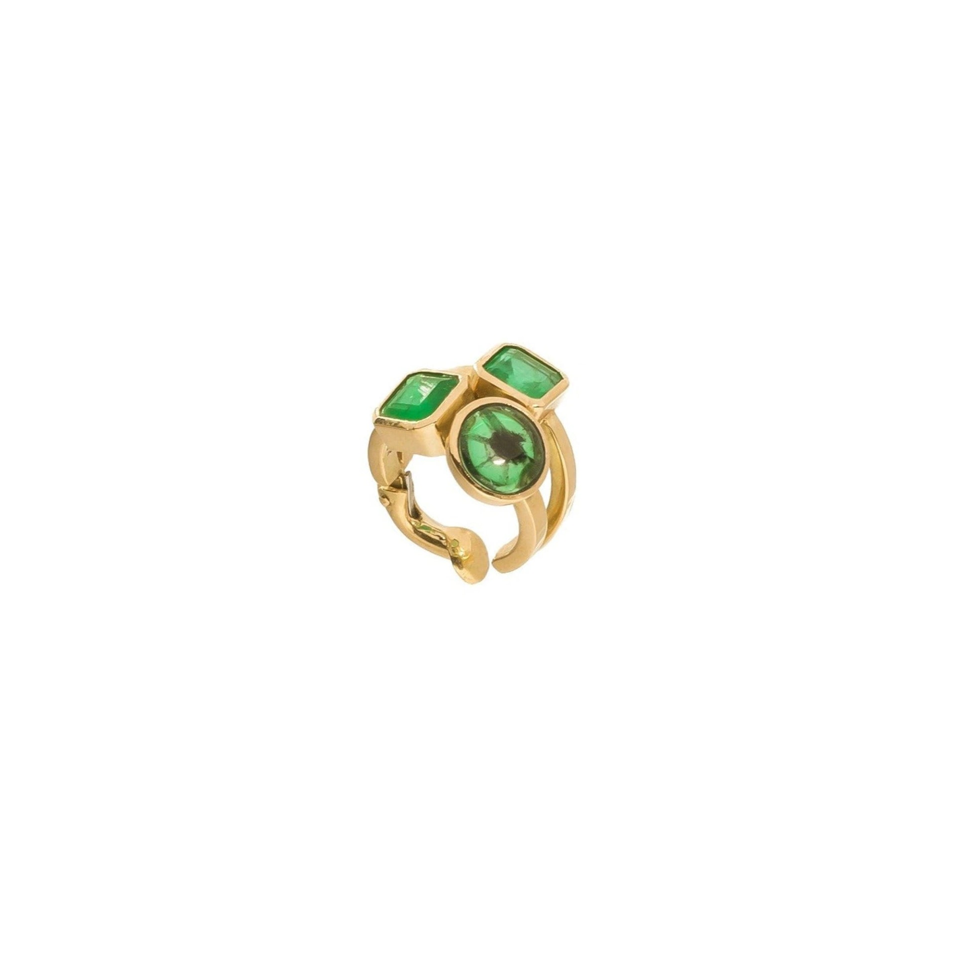 Ear Cuff 3 Stone Cuff - imagen 1