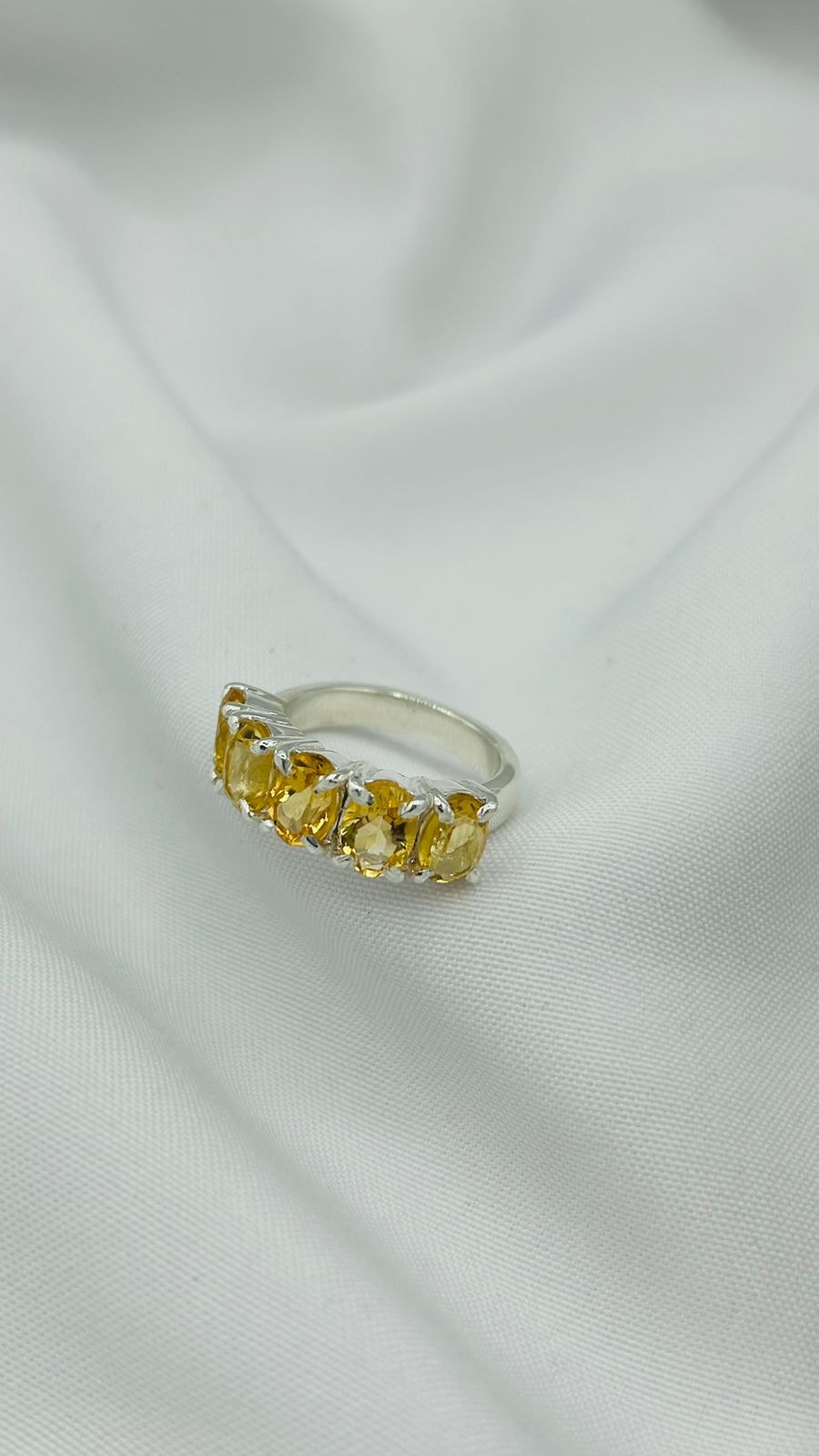 Anillo Multipiedras Citrino - imagen 1