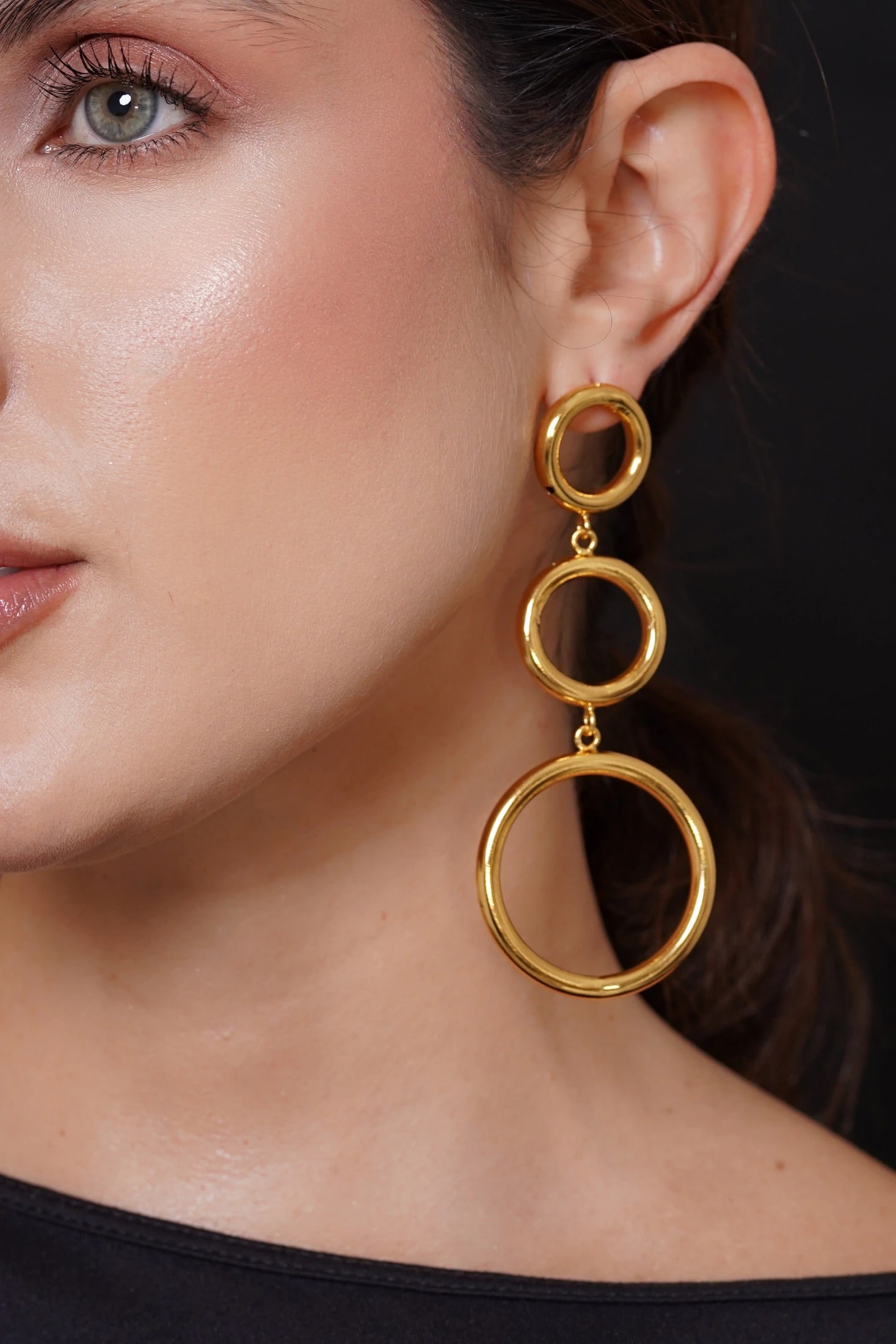Aretes maxi aros - imagen 1