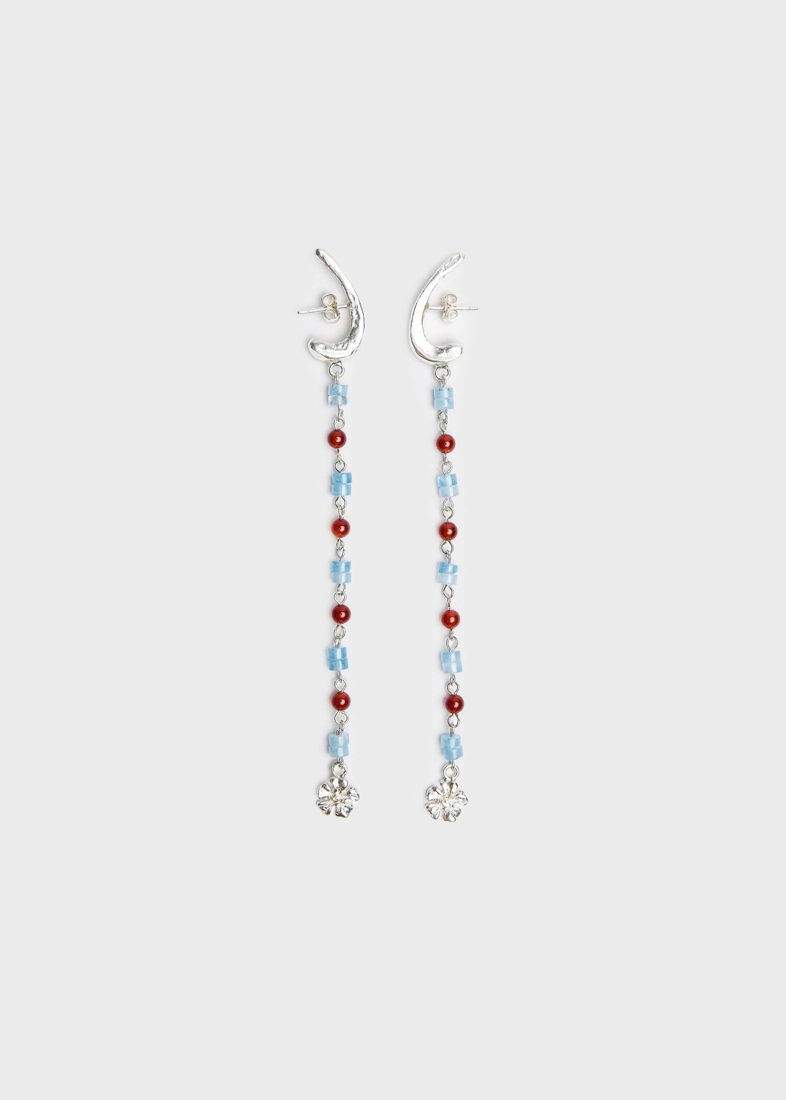 Aretes Tail Largos Agua - imagen 1